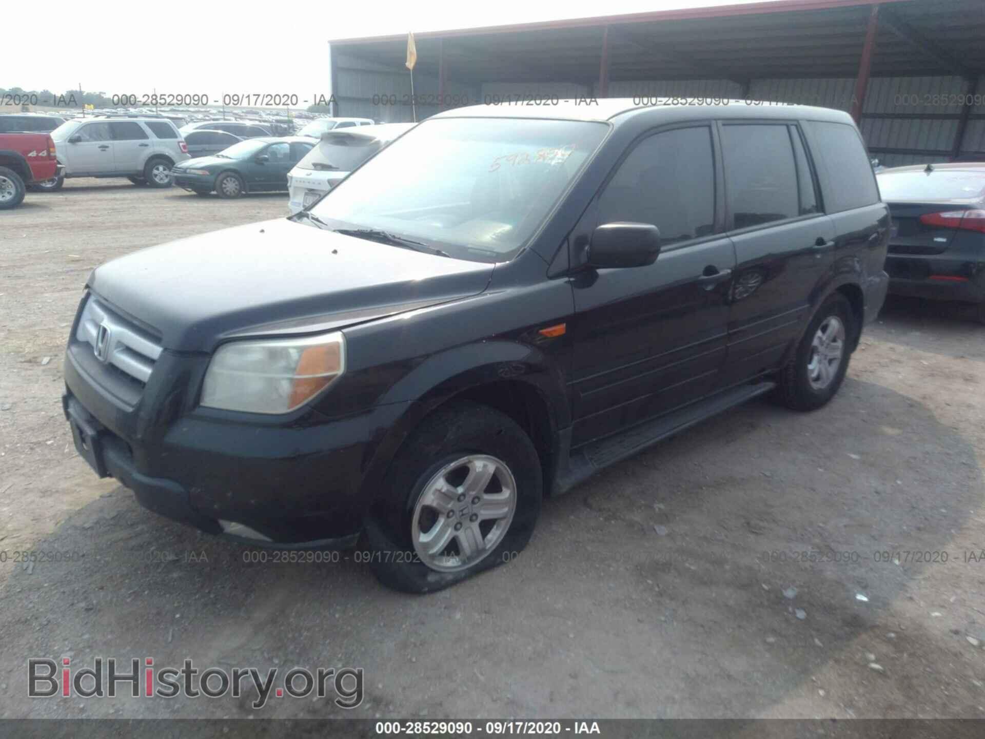 2006 HONDA PILOT - VIN: 2HKYF18186H546982 - Фото 2