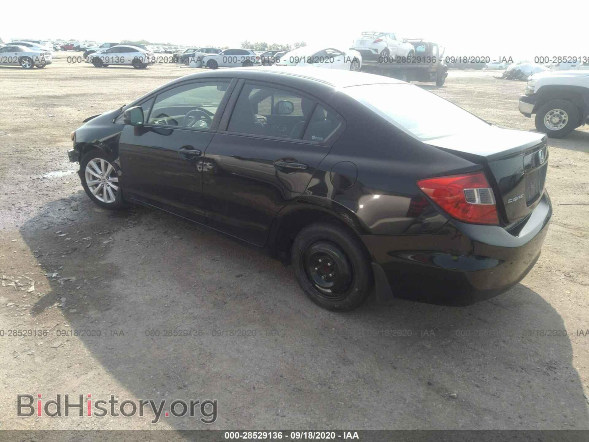 2012 HONDA CIVIC SDN - VIN: 2HGFB2F92CH530039 - Фото 3