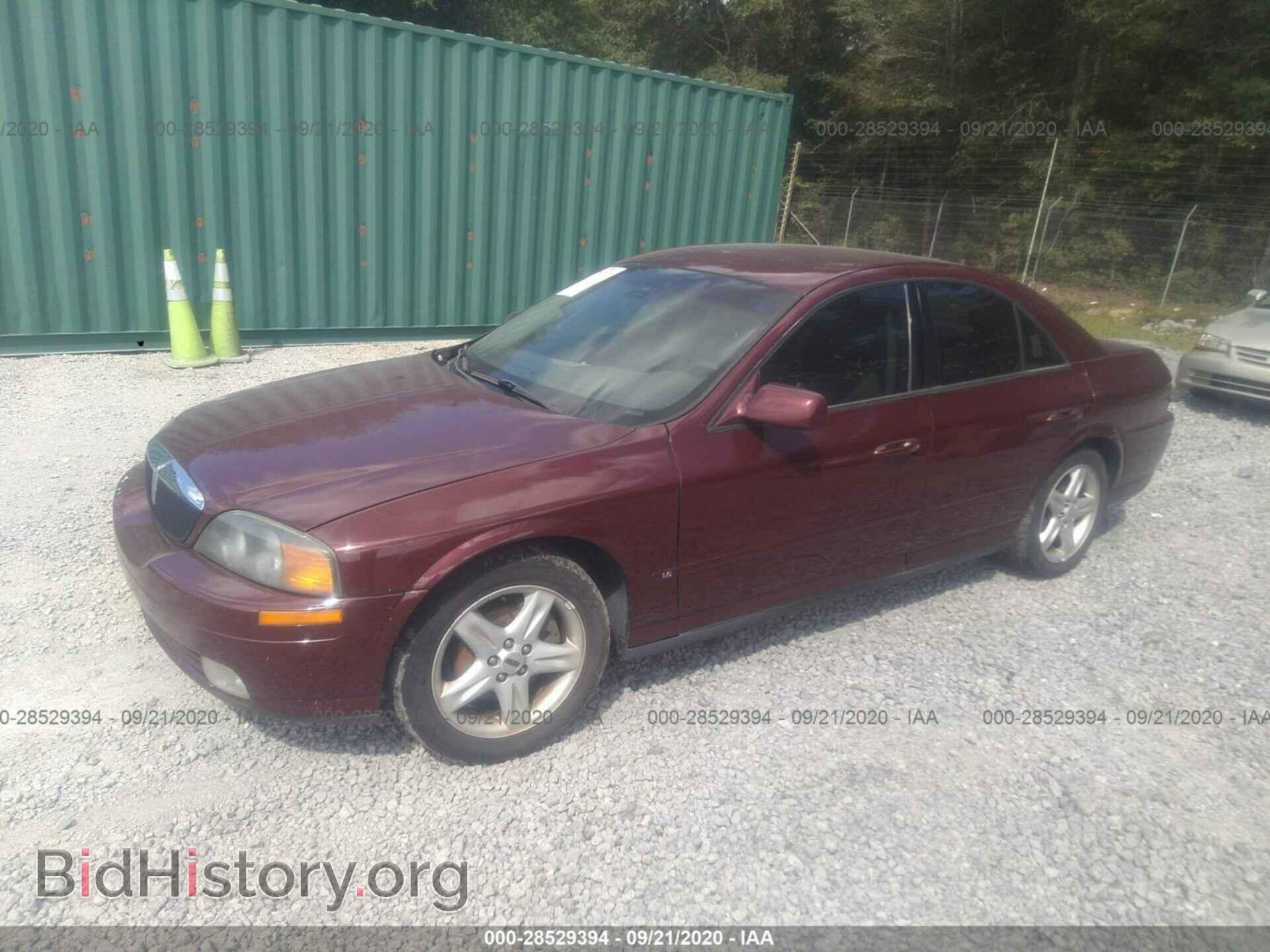 2000 LINCOLN LS - VIN: 1LNHM87A7YY858935 - Фото 2