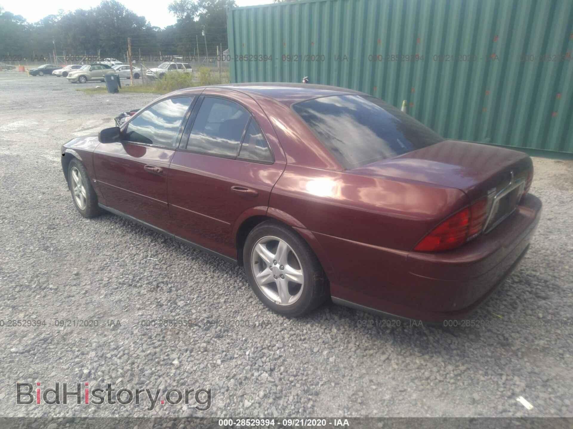 2000 LINCOLN LS - VIN: 1LNHM87A7YY858935 - Фото 3