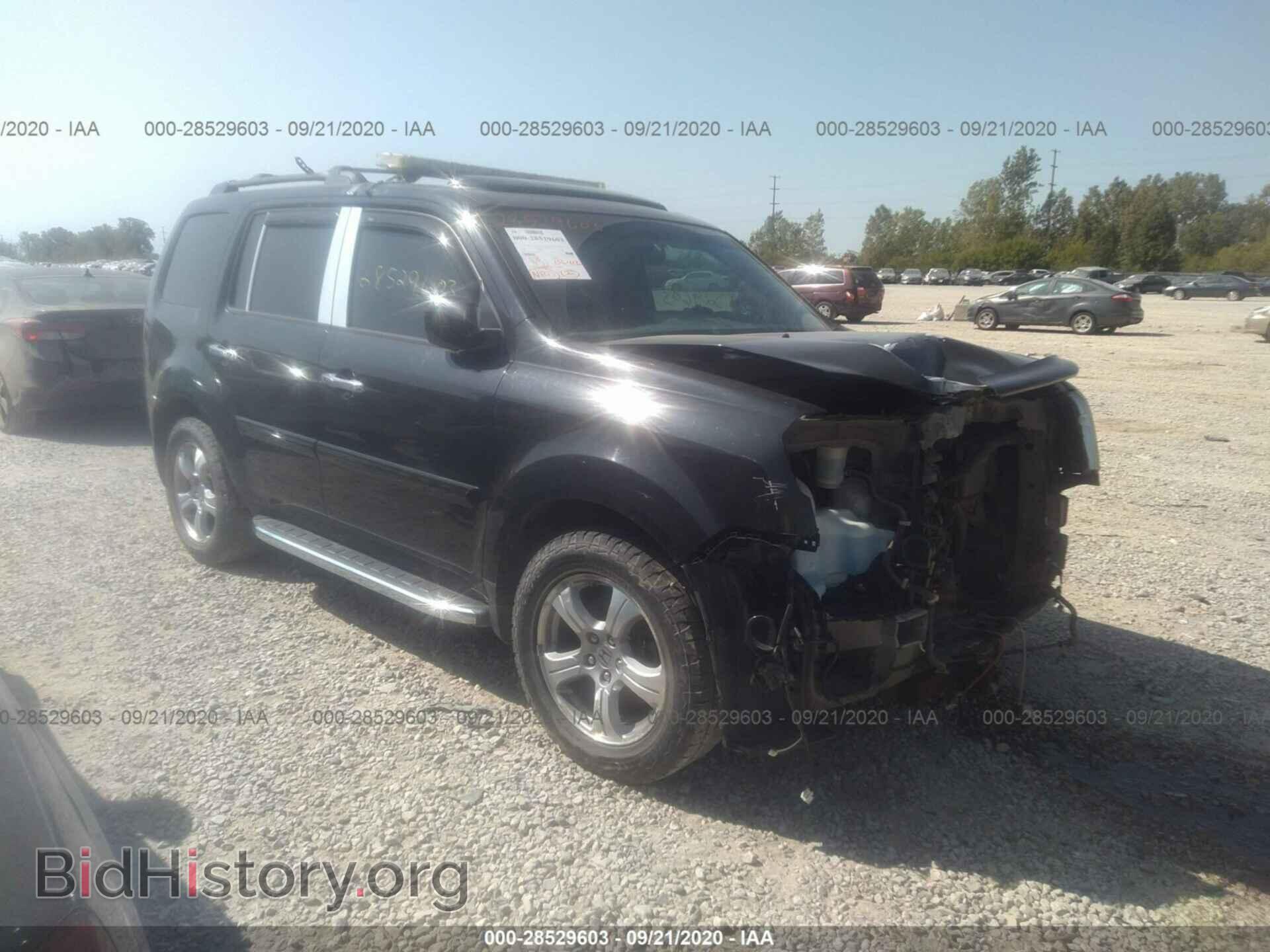 Photo 5FNYF3H57CB025311 - HONDA PILOT 2012