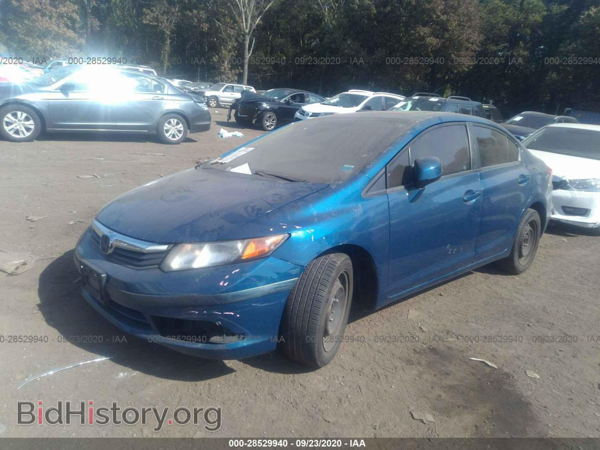 2012 HONDA CIVIC SDN - VIN: 19XFB2F8XCE325828 - Фото 2