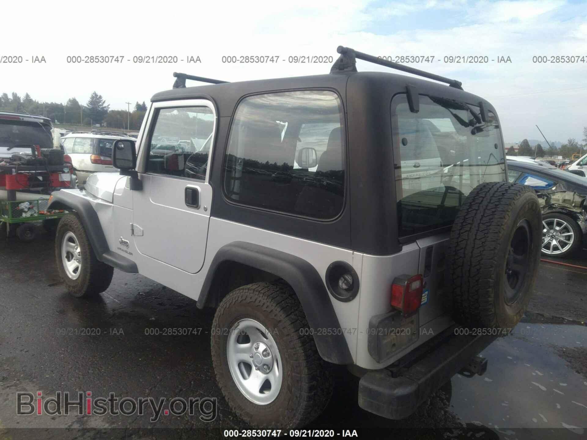 2003 JEEP WRANGLER - VIN: 1J4FA29143P315503 - Фото 3