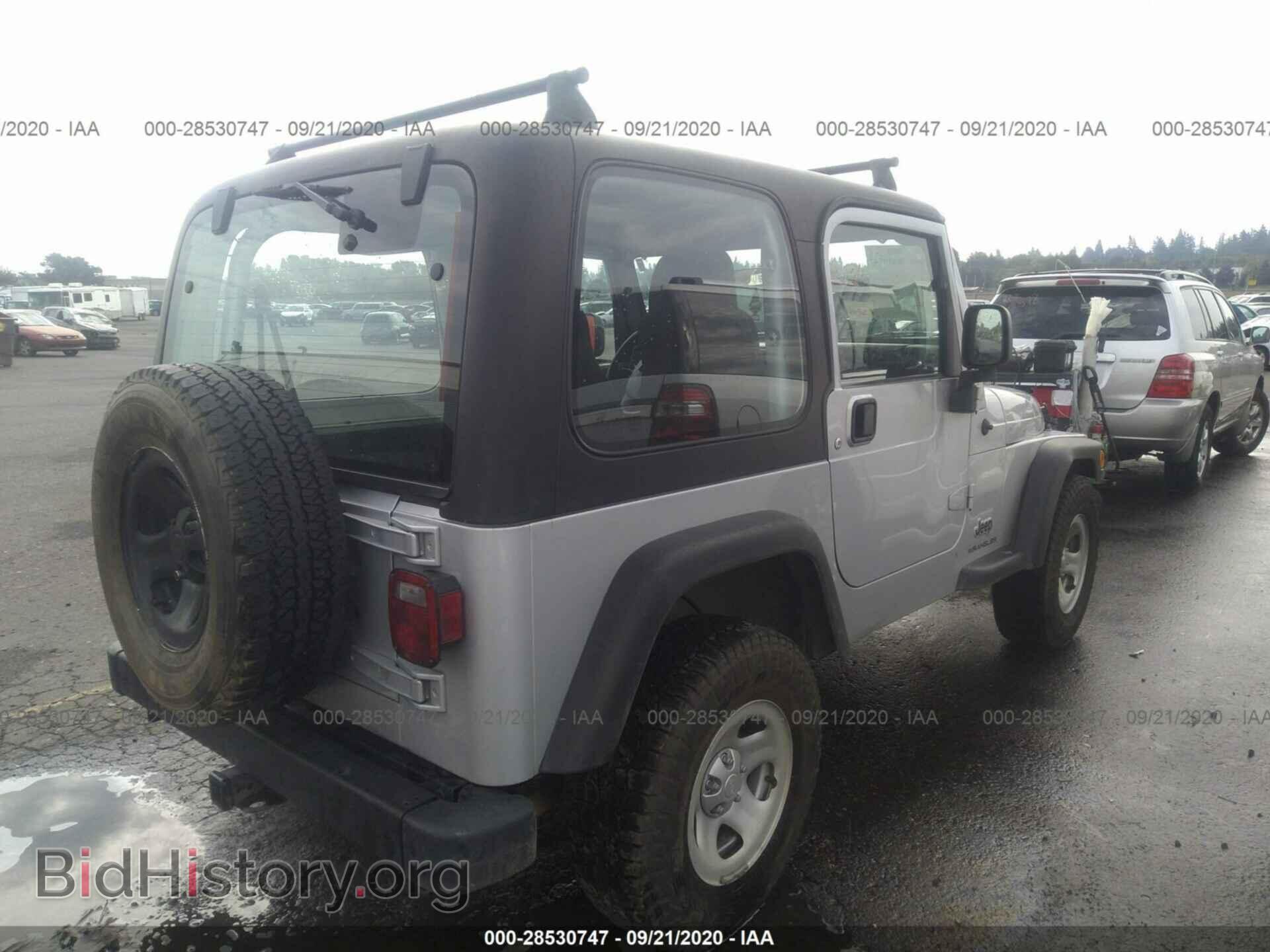 2003 JEEP WRANGLER - VIN: 1J4FA29143P315503 - Фото 4