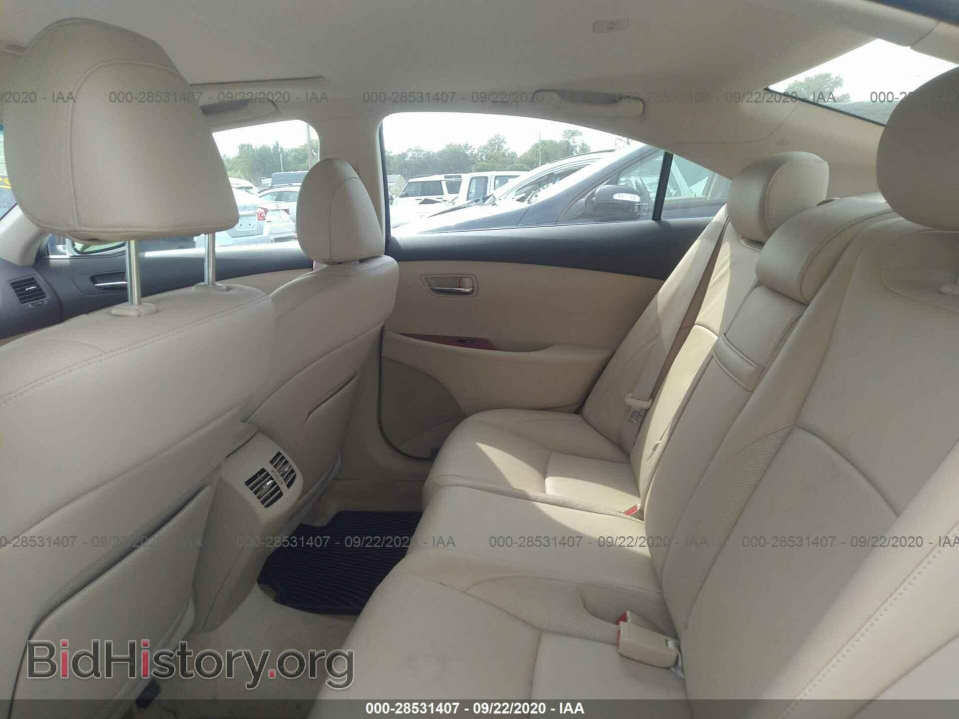 2008 LEXUS ES 350 - VIN: JTHBJ46G582222937 - Фото 8