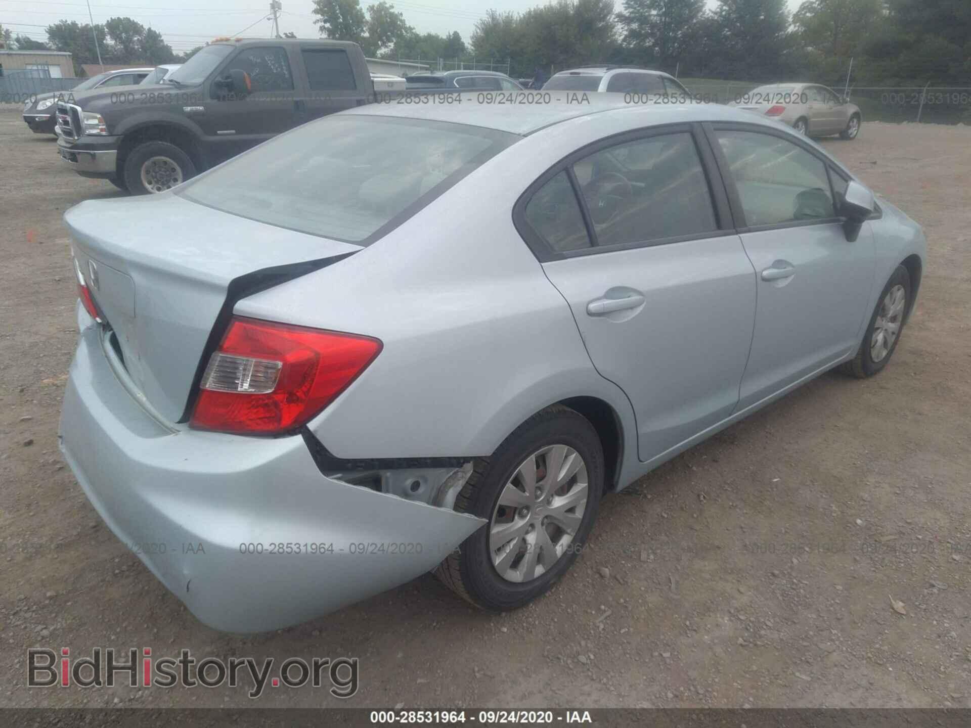 2012 HONDA CIVIC SDN - VIN: 2HGFB2E59CH552781 - Фото 4