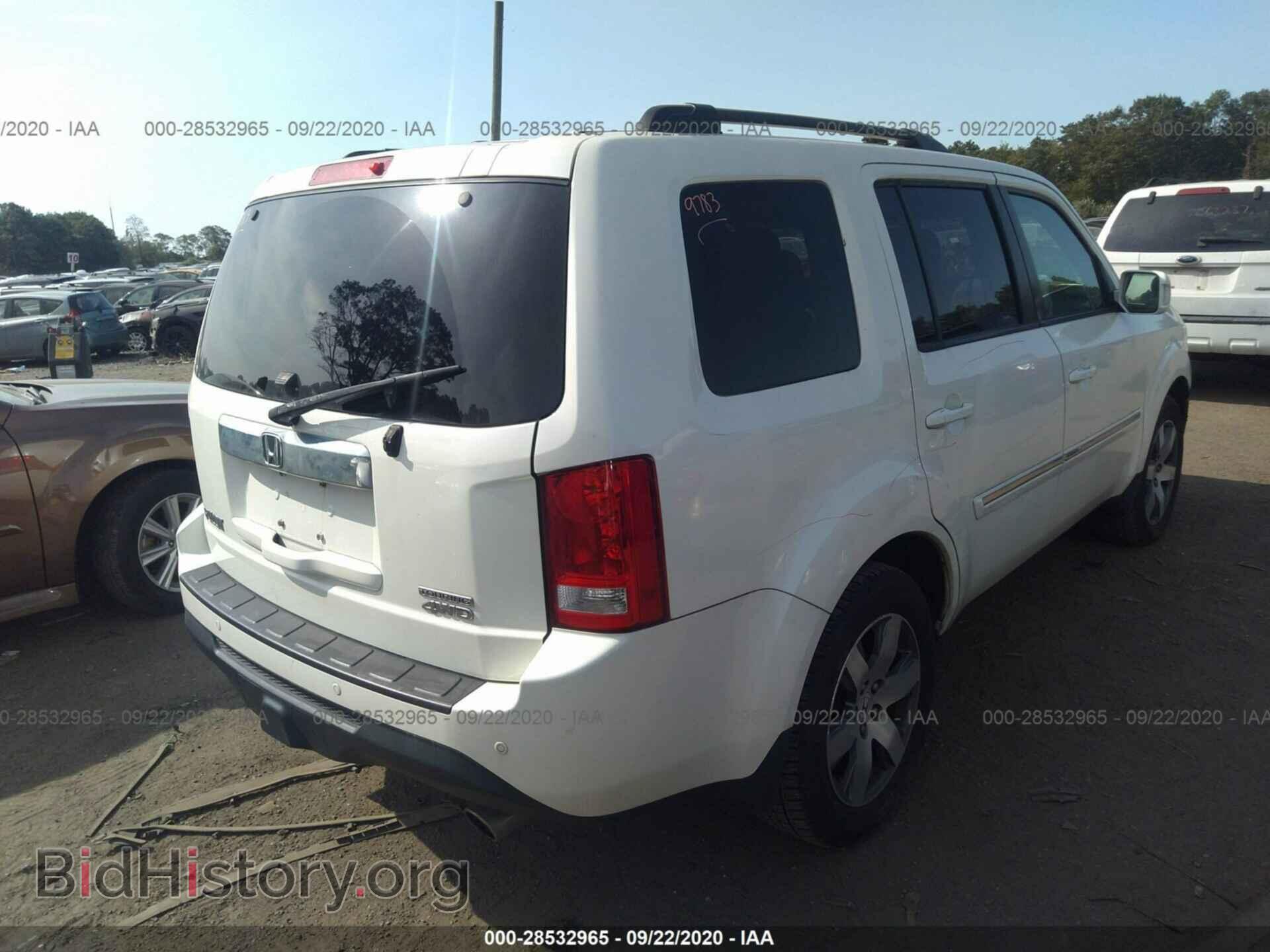 2014 HONDA PILOT - VIN: 5FNYF4H93EB021977 - Фото 4
