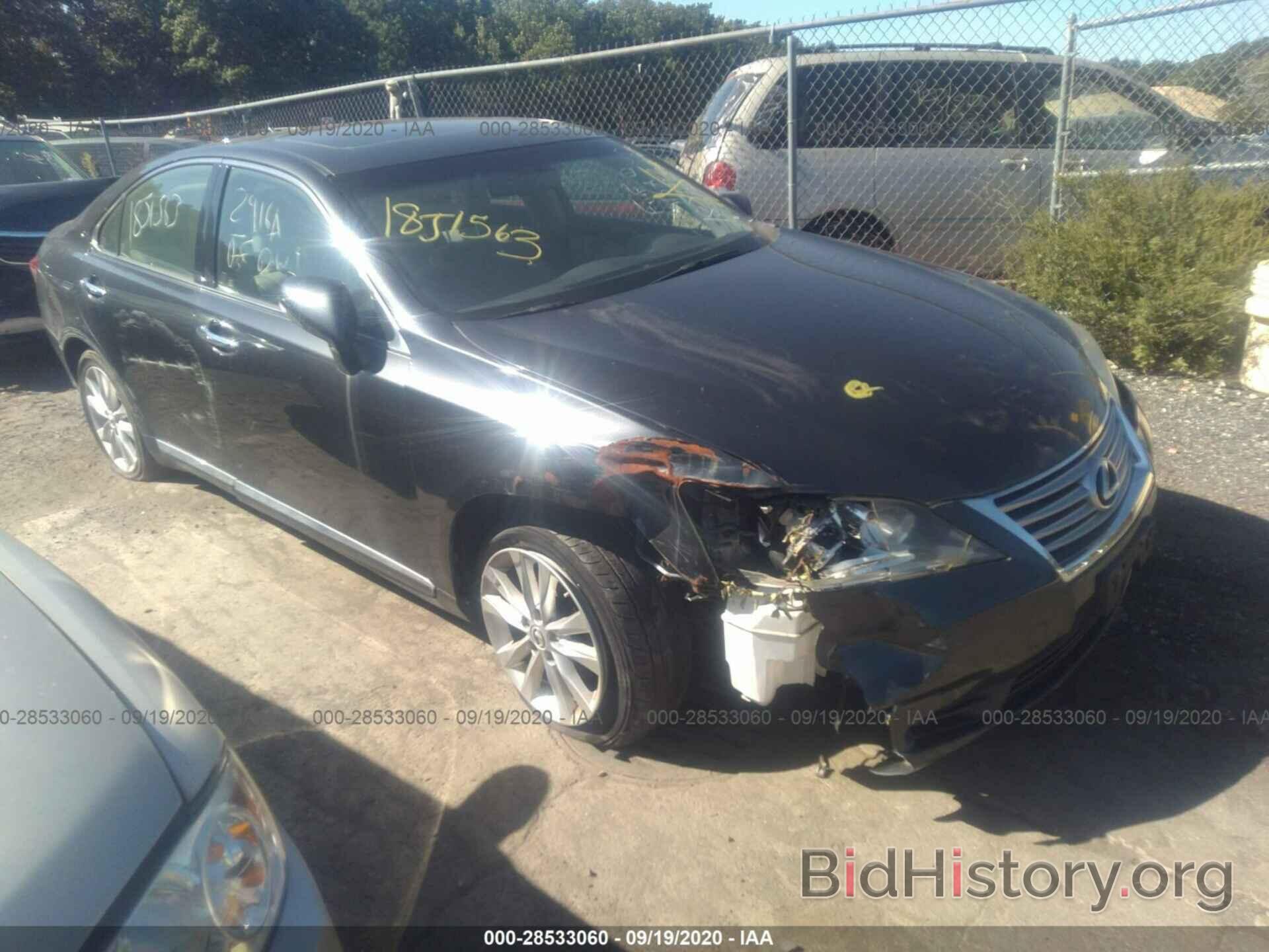 Photo JTHBK1EG7B2427017 - LEXUS ES 350 2011