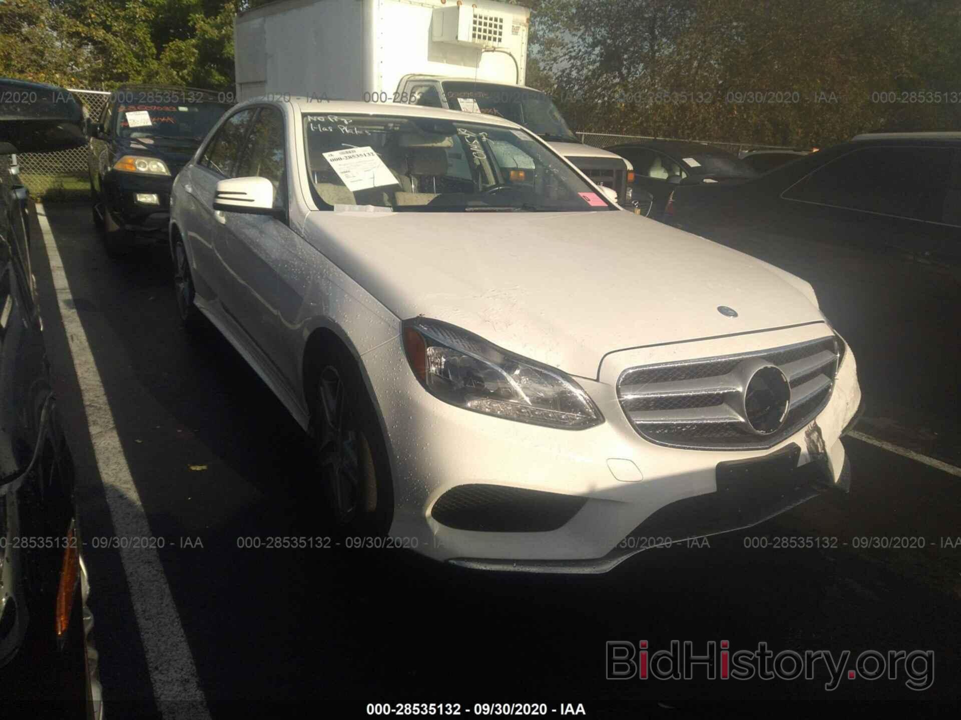 Photo WDDHF8JB6EB014549 - MERCEDES-BENZ E-CLASS 2014