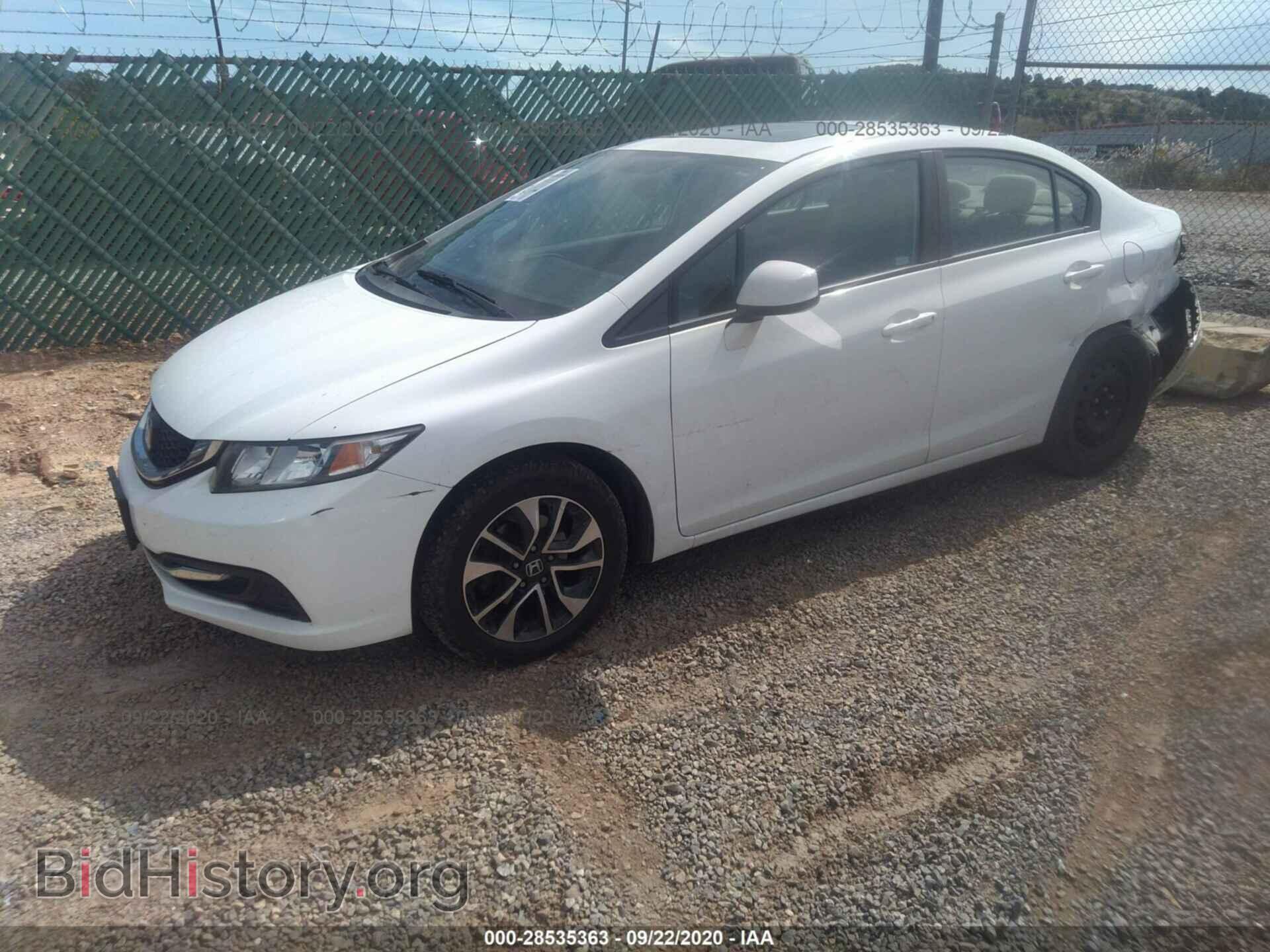 2013 HONDA CIVIC SDN - VIN: 19XFB2F86DE015614 - Фото 2