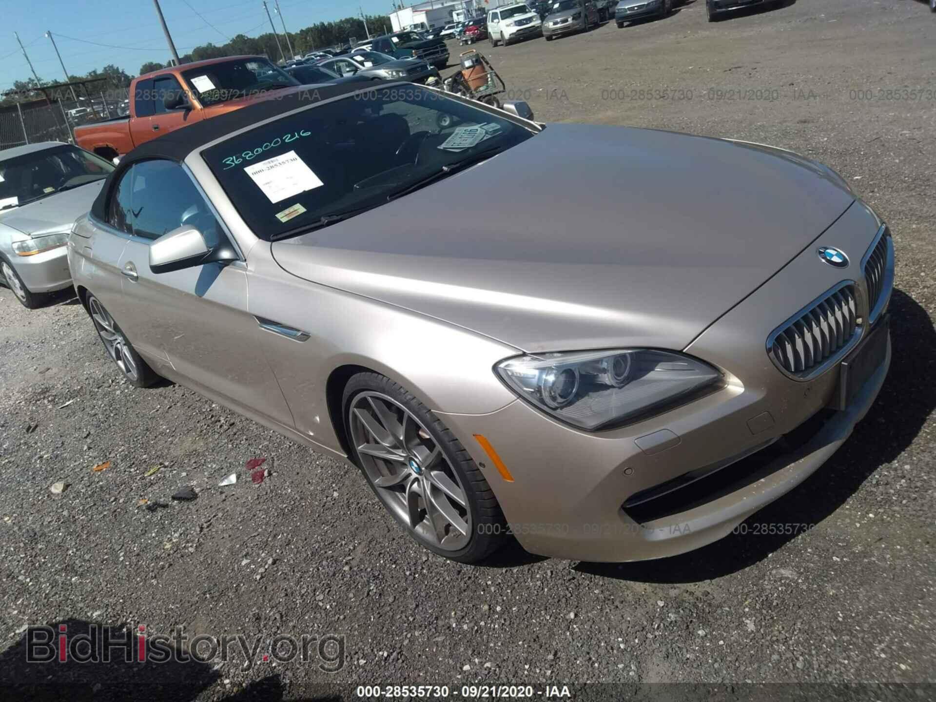 Photo WBALZ3C59CDL72989 - BMW 6 SERIES 2012