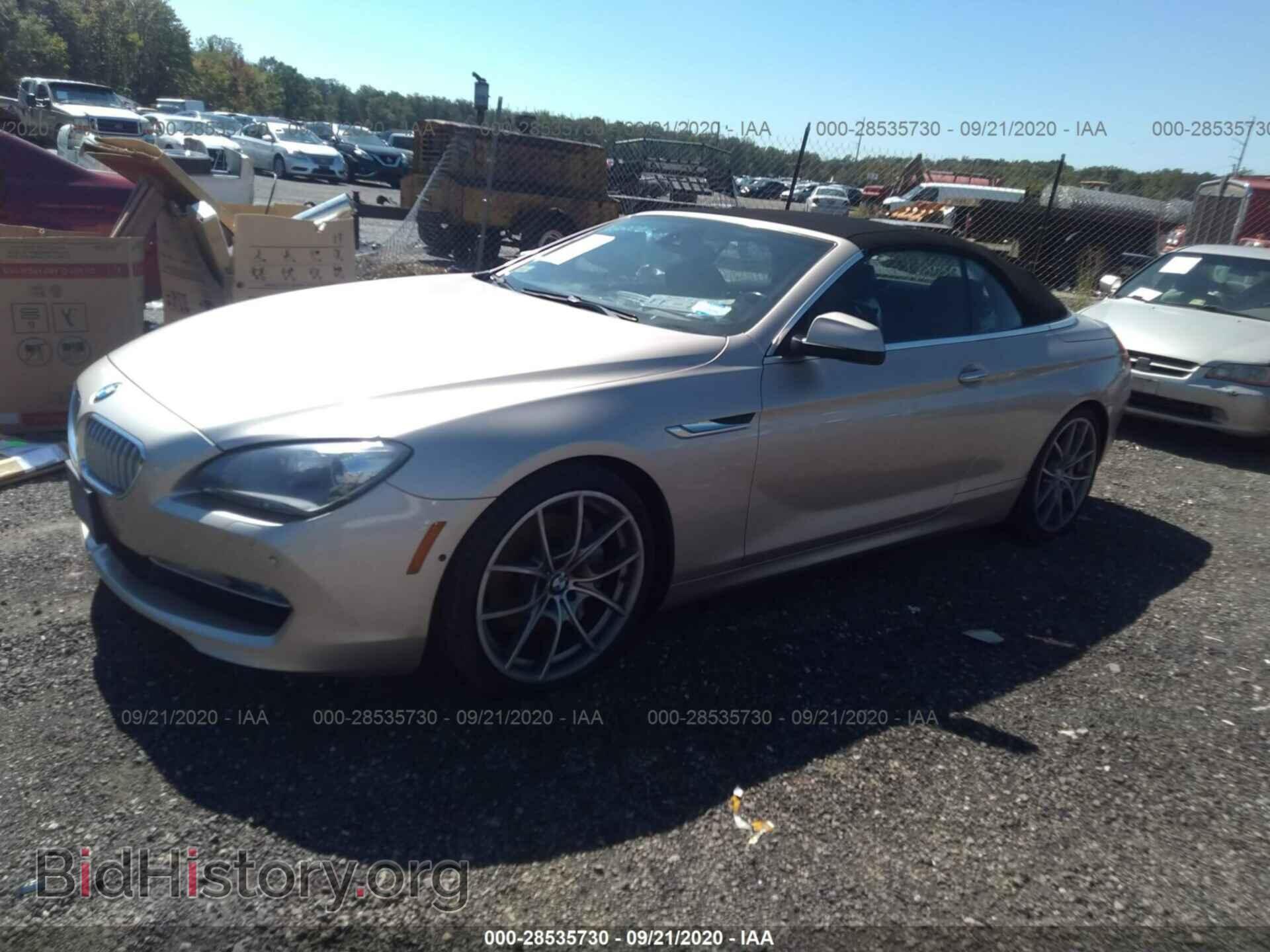 2012 BMW 6 SERIES - VIN: WBALZ3C59CDL72989 - Фото 2