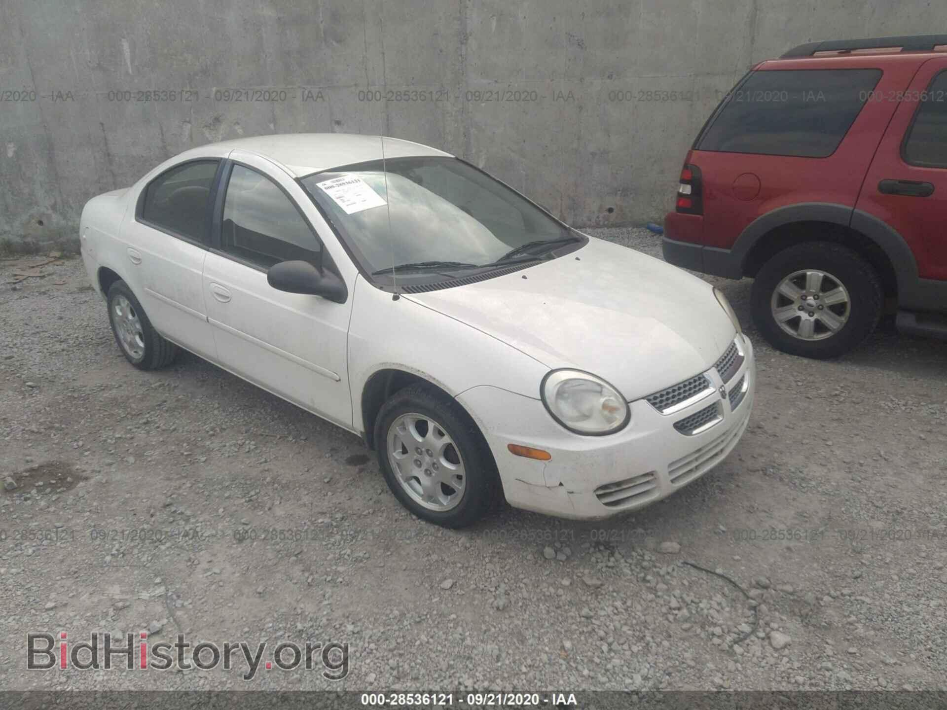Photo 1B3ES56CX5D244383 - DODGE NEON 2005