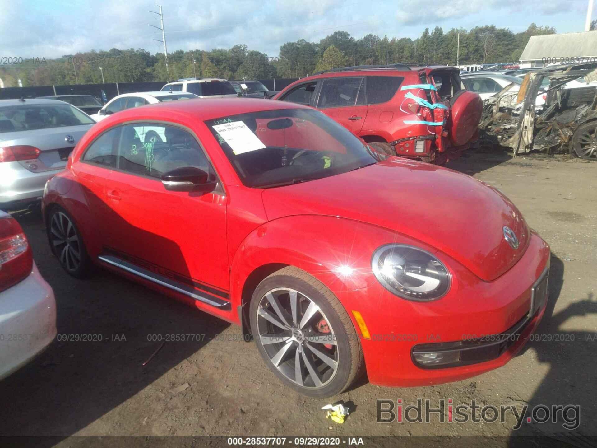 Photo 3VW4A7AT8CM649401 - VOLKSWAGEN BEETLE 2012