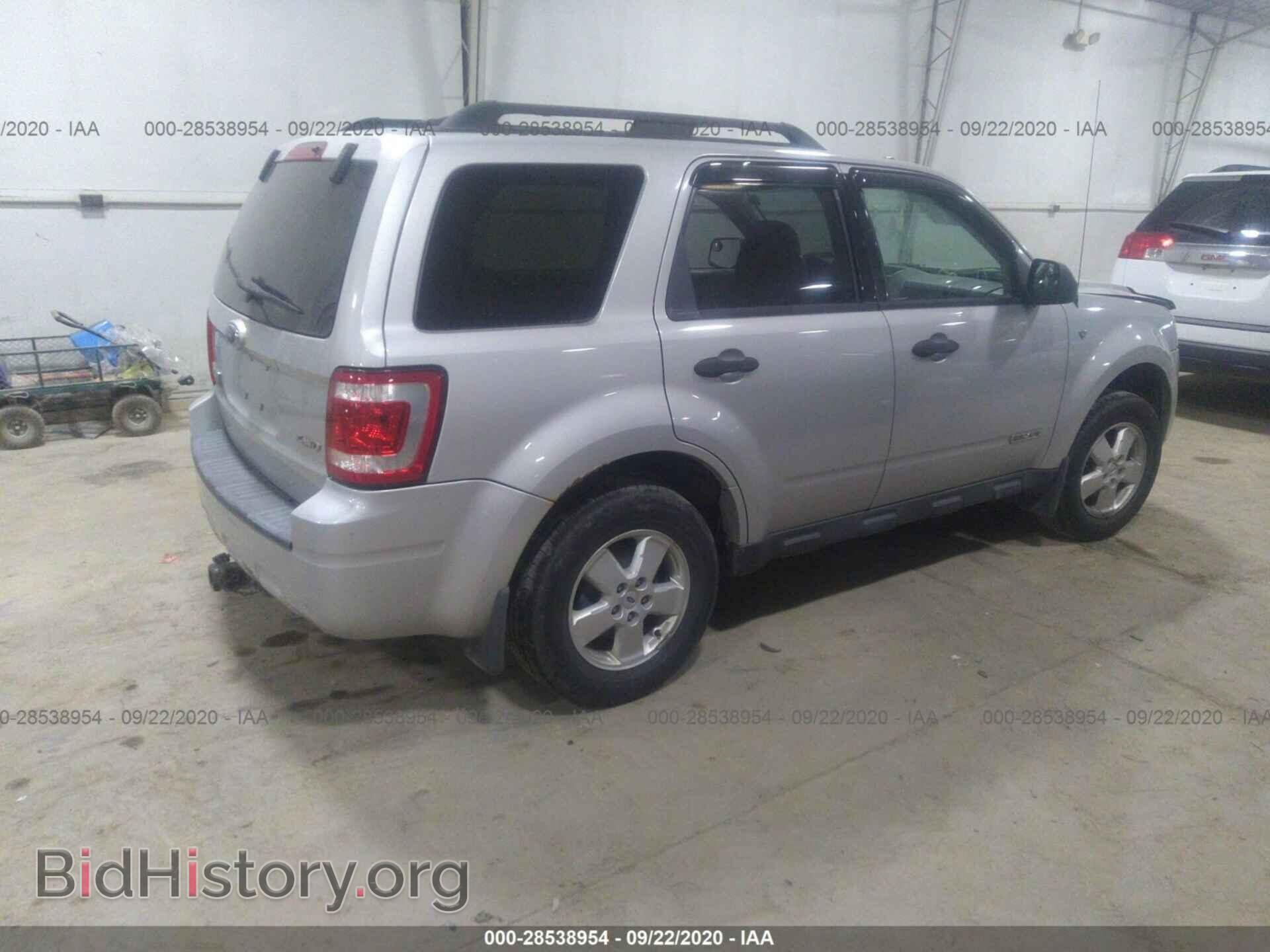 2008 FORD ESCAPE - VIN: 1FMCU93168KC16151 - Фото 4