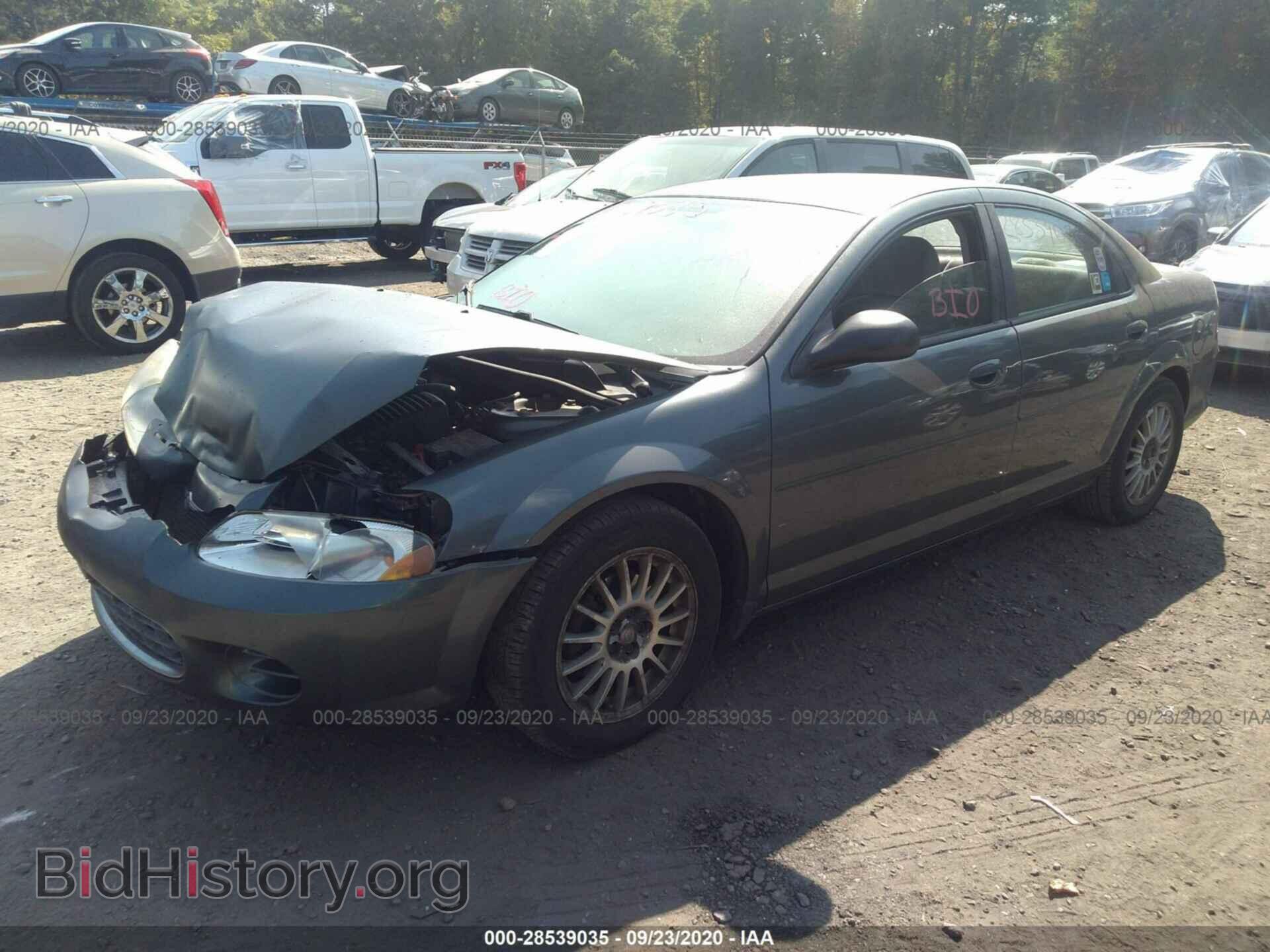 2003 CHRYSLER SEBRING - VIN: 1C3EL46X83N550700 - Фото 2