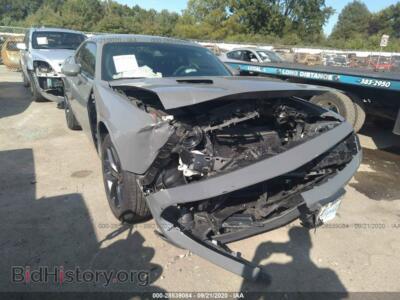 2019 Dodge CHALLENGER SXT, gray — VIN 2C3CDZAG0KH623154, IAAI