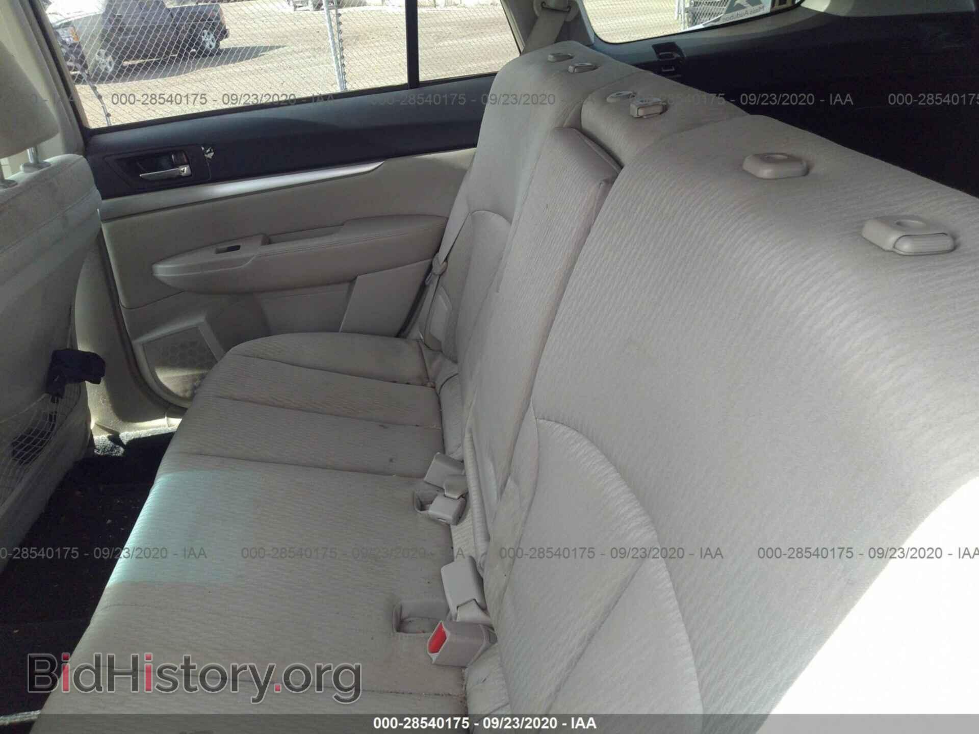 2010 SUBARU OUTBACK - VIN: 4S4BRBCC9A3372531 - Фото 8