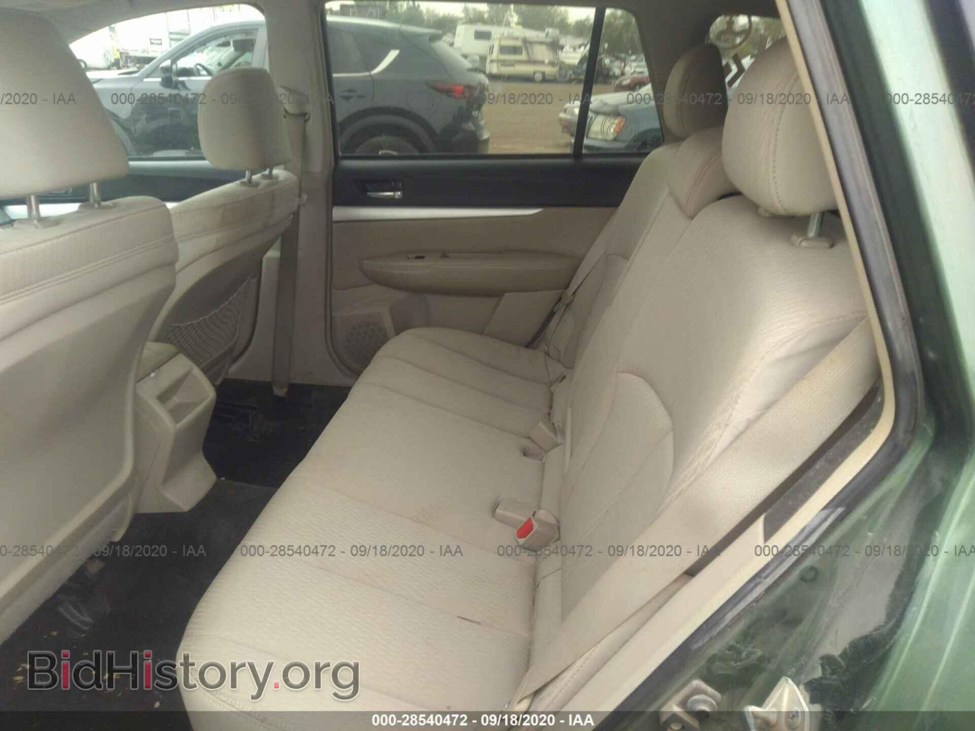 2012 SUBARU OUTBACK - VIN: 4S4BRBGC7C3200981 - Фото 8