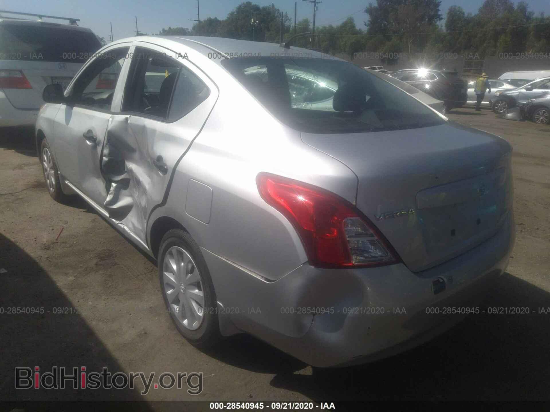 2012 NISSAN VERSA - VIN: 3N1CN7AP9CL891063 - Фото 3