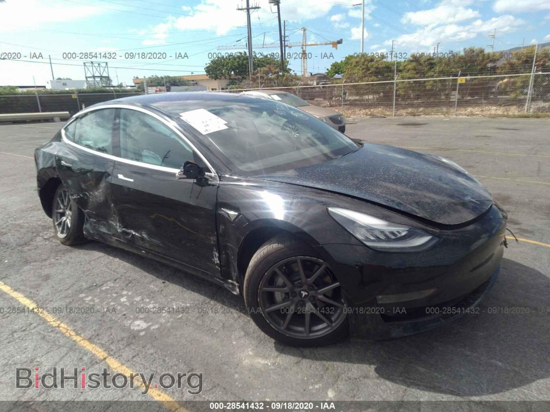 Photo 5YJ3E1EA0KF198749 - TESLA MODEL 3 2019