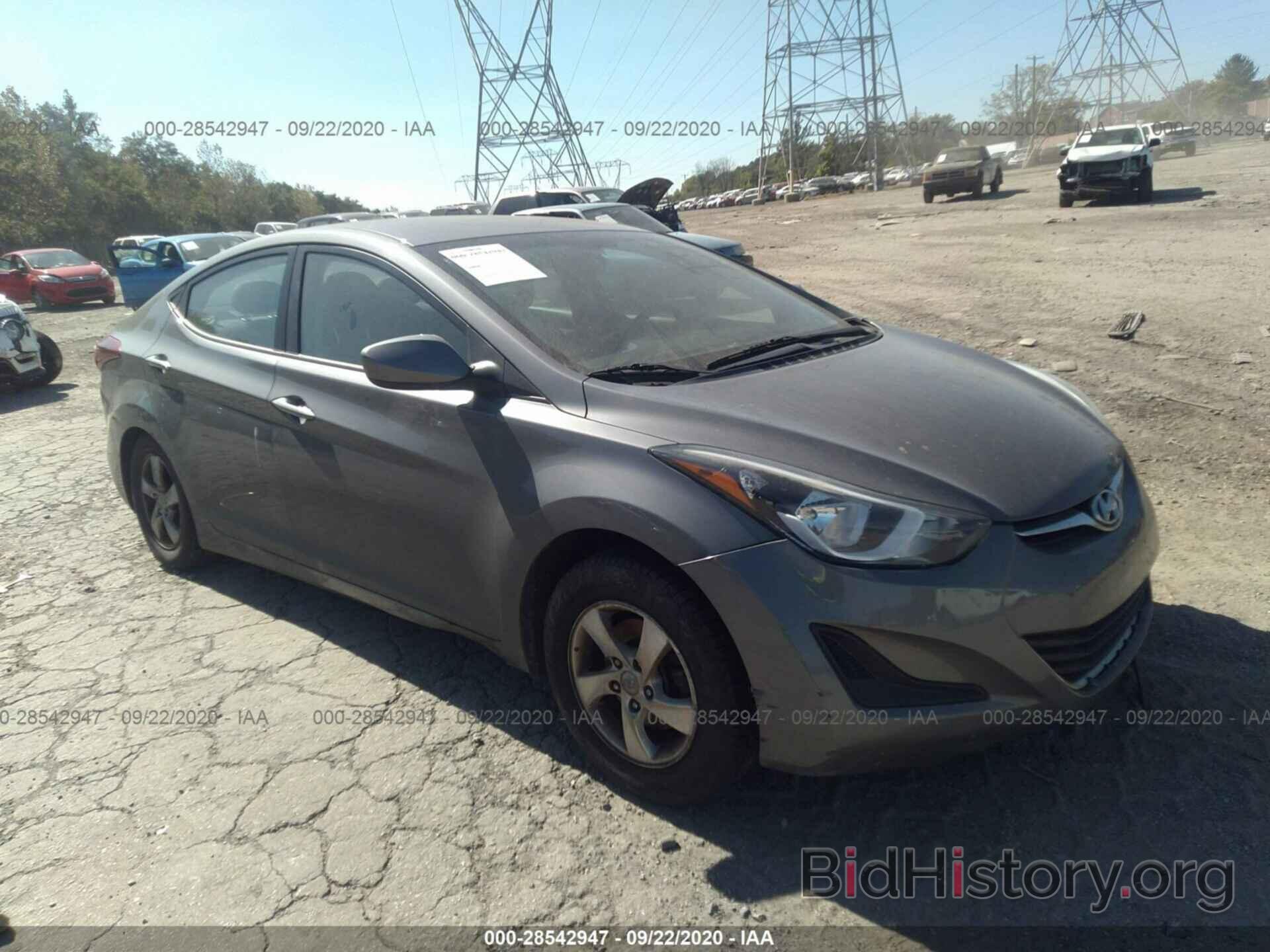 Photo 5NPDH4AE5EH525450 - HYUNDAI ELANTRA 2014