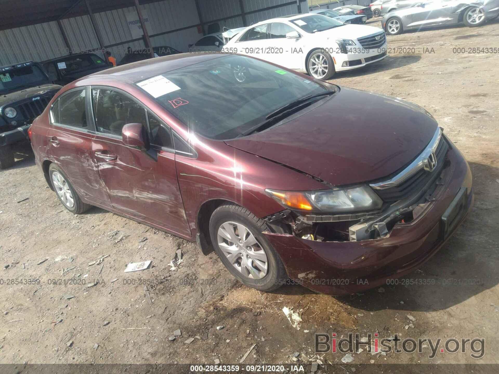 Photo 2HGFB2F57CH606917 - HONDA CIVIC SDN 2012