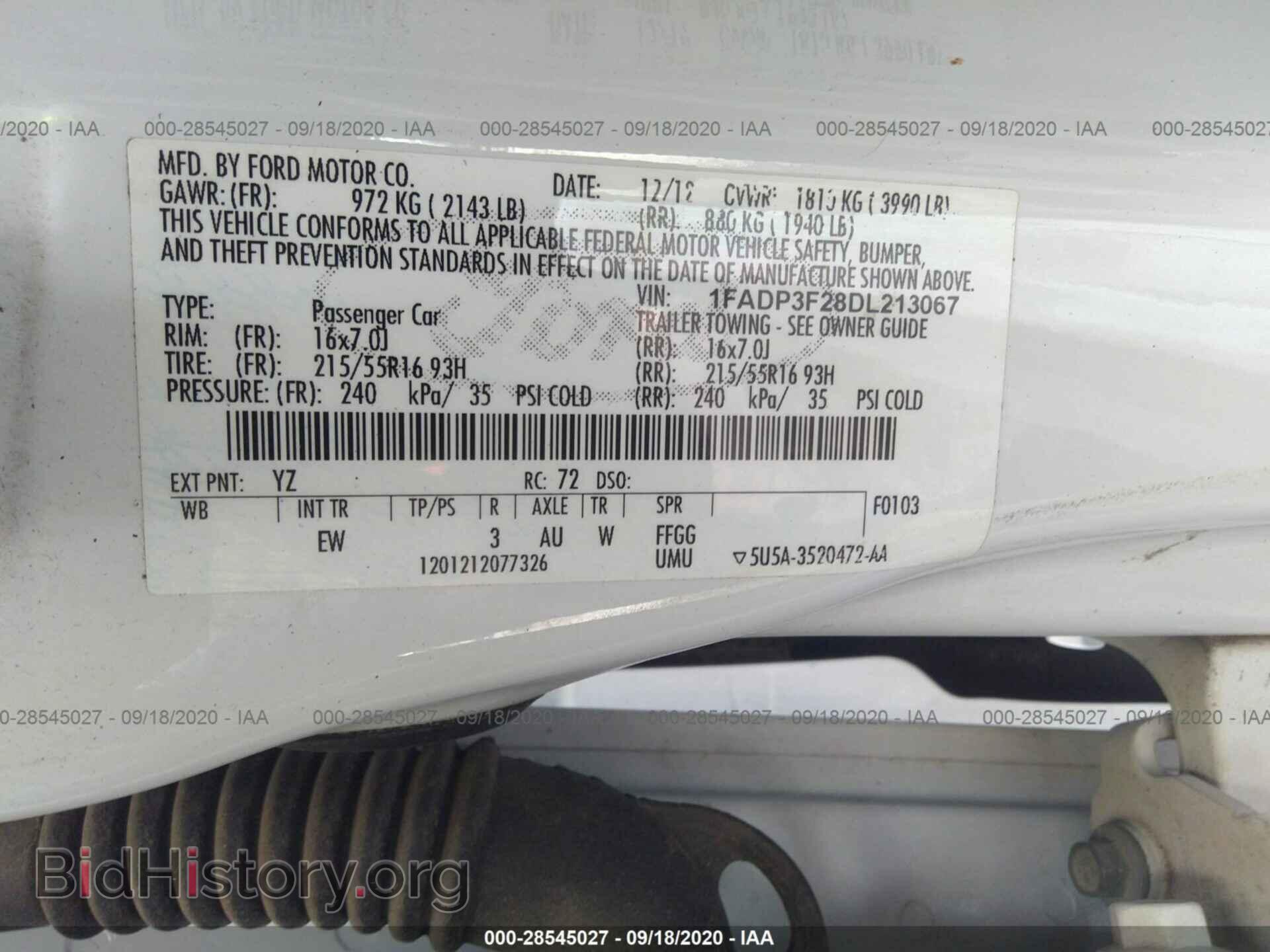 2013 FORD FOCUS - VIN: 1FADP3F28DL213067 - Photo 9