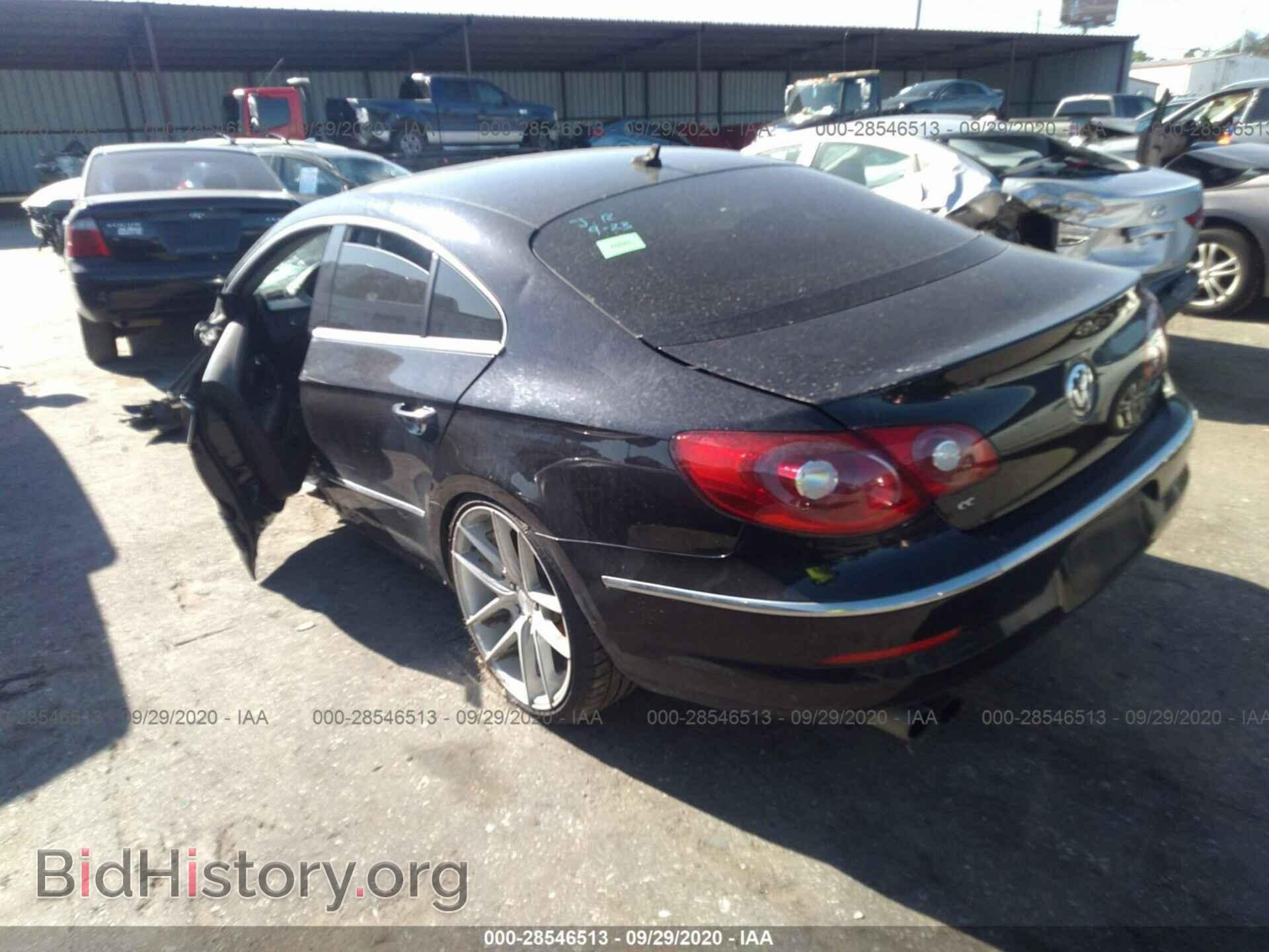 2012 VOLKSWAGEN CC - VIN: WVWHP7AN9CE501641 - Фото 3