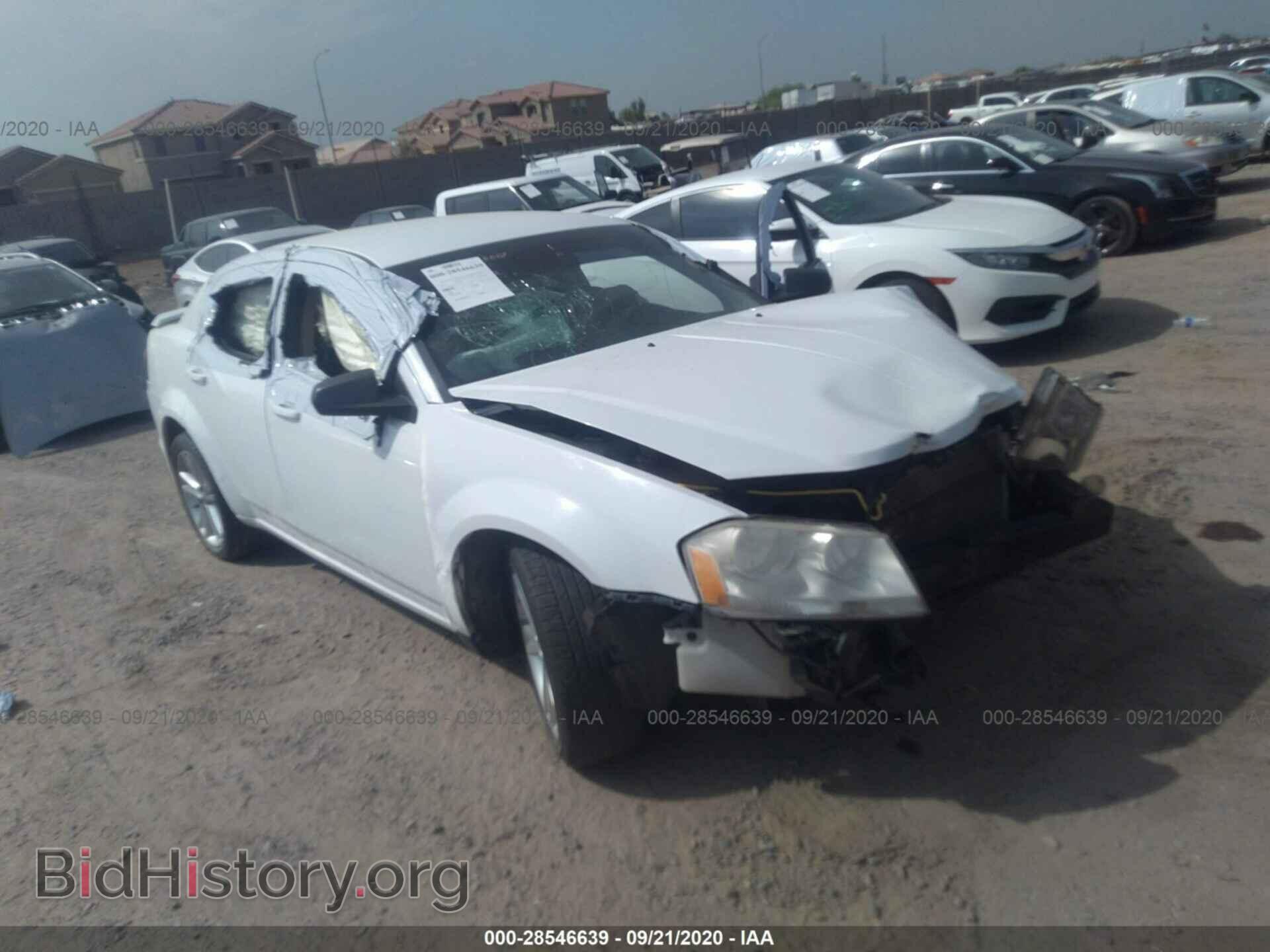 Photo 1C3CDZAG9CN314162 - DODGE AVENGER 2012