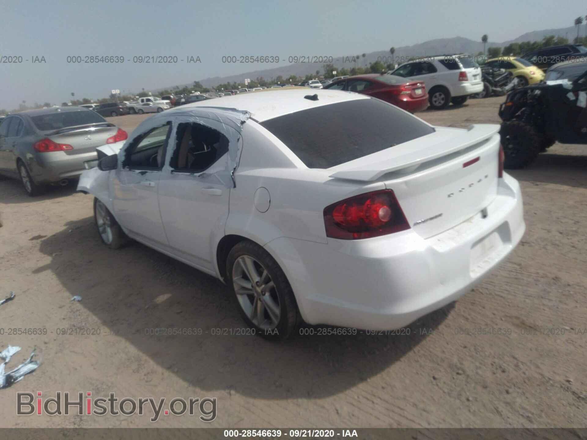 2012 DODGE AVENGER - VIN: 1C3CDZAG9CN314162 - Фото 3