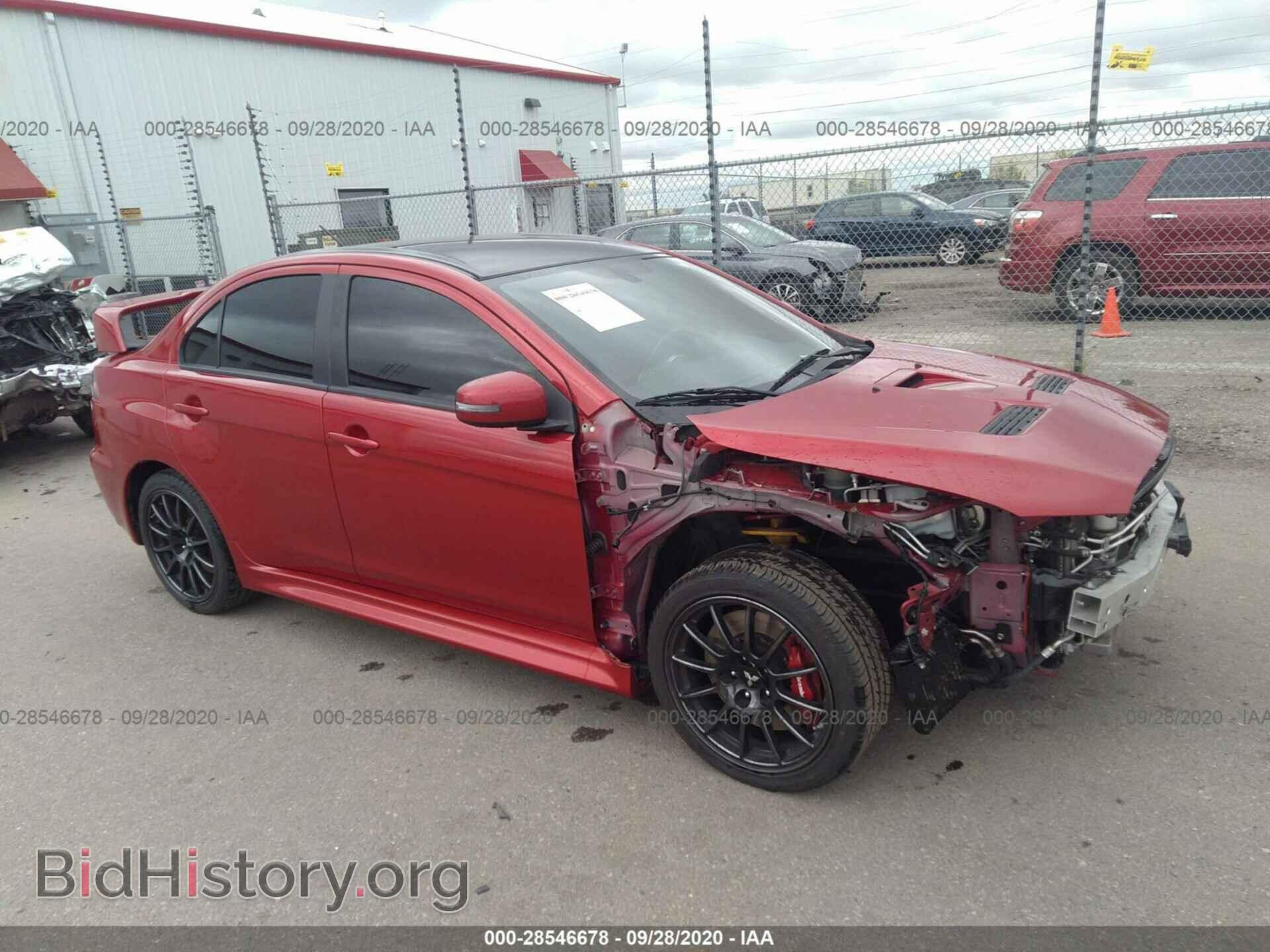 Photo JA32W7FVXFU028987 - MITSUBISHI LANCER EVOLUTION 2015