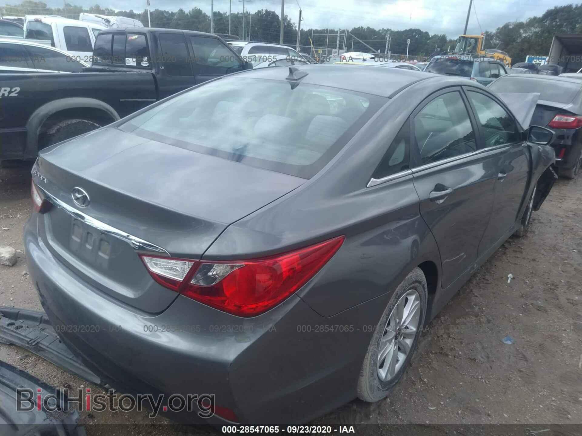2014 HYUNDAI SONATA - VIN: 5NPEB4AC3EH850294 - Фото 4