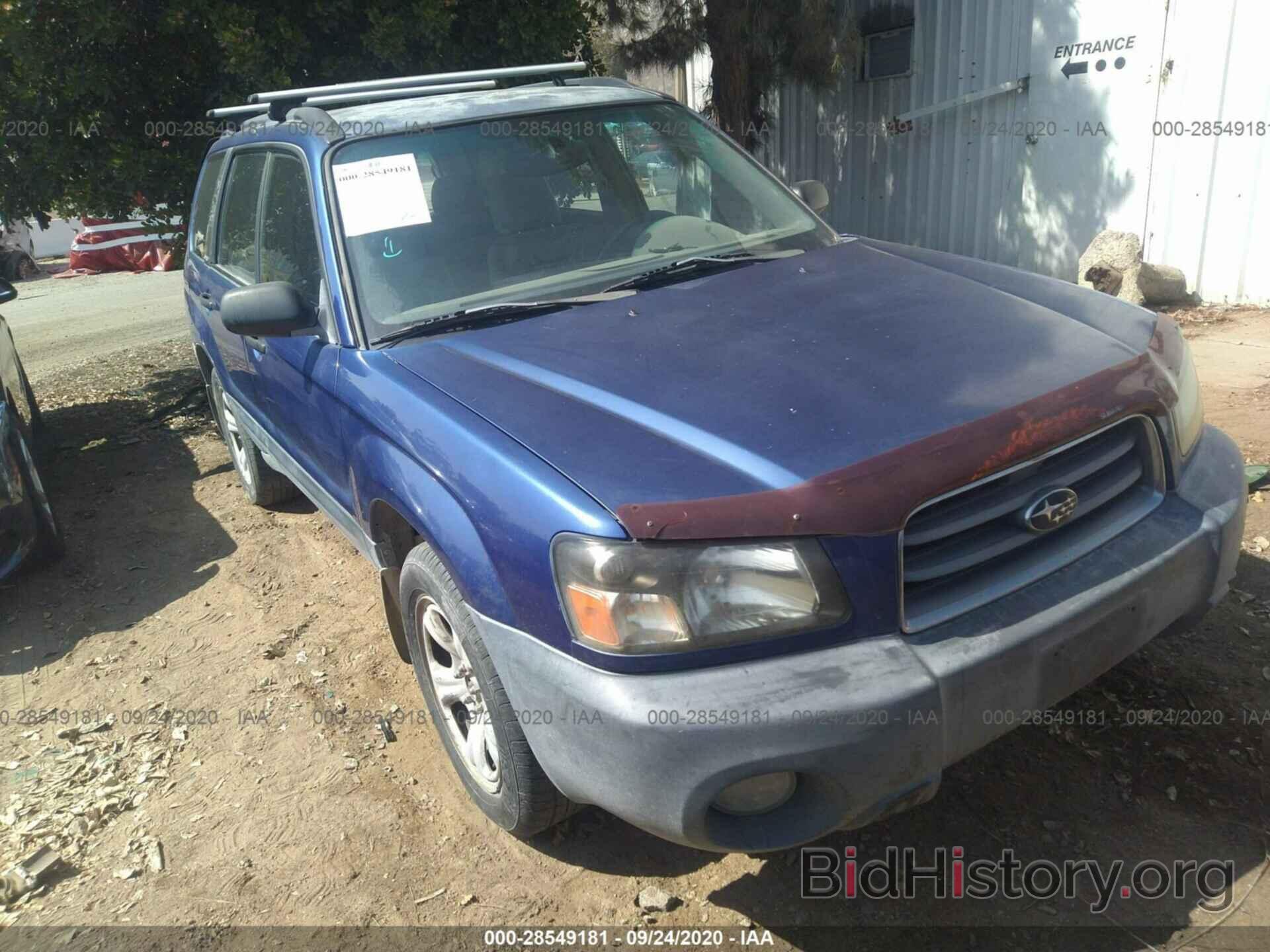 Photo JF1SG63613H723018 - SUBARU FORESTER 2003
