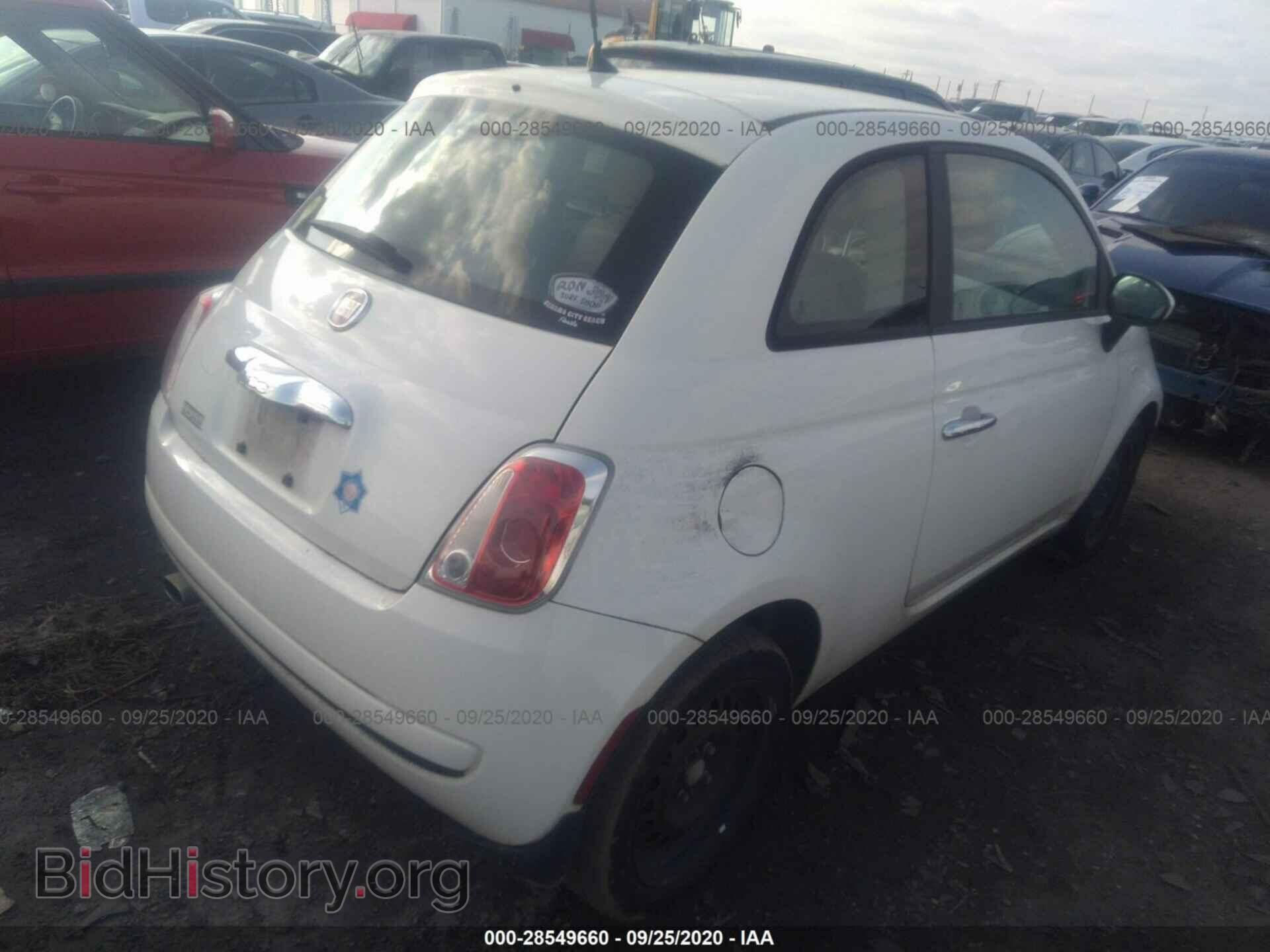 2012 FIAT 500 - VIN: 3C3CFFAR2CT303627 - Фото 4