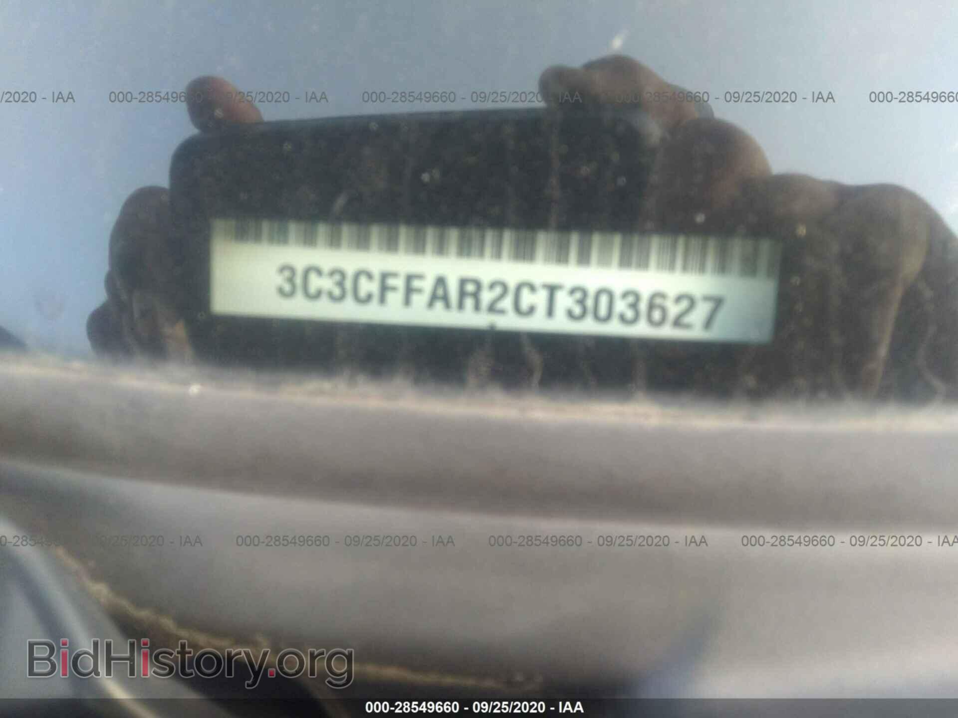 2012 FIAT 500 - VIN: 3C3CFFAR2CT303627 - Фото 9