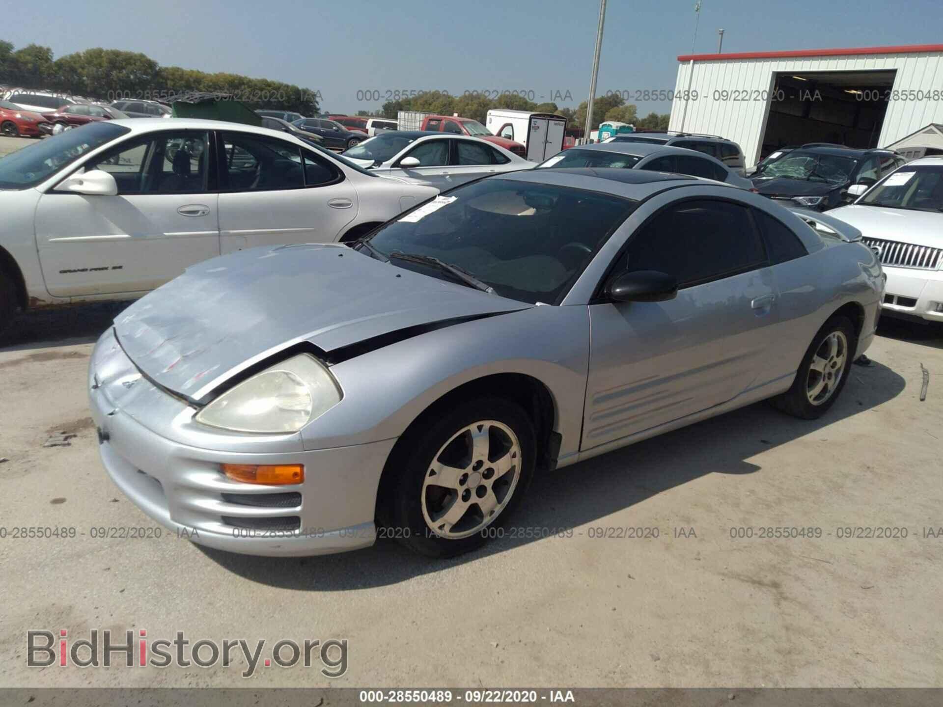 2003 MITSUBISHI ECLIPSE - VIN: 4A3AC44G83E053673 - Фото 2