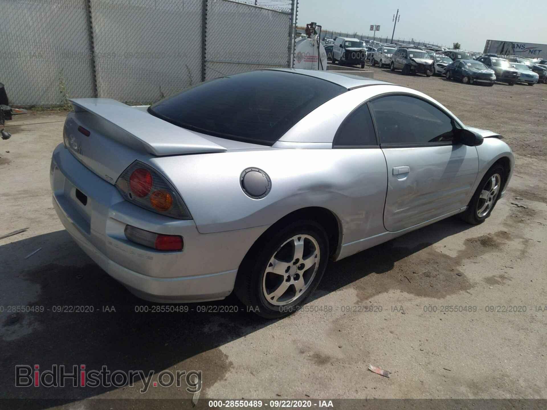 2003 MITSUBISHI ECLIPSE - VIN: 4A3AC44G83E053673 - Фото 4