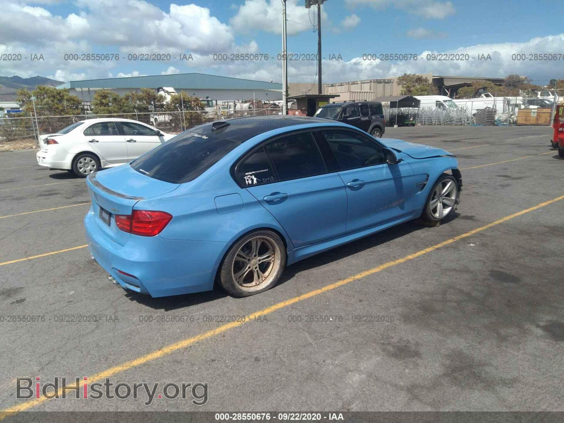 2015 BMW M3 - VIN: WBS3C9C57FP804014 - Фото 4