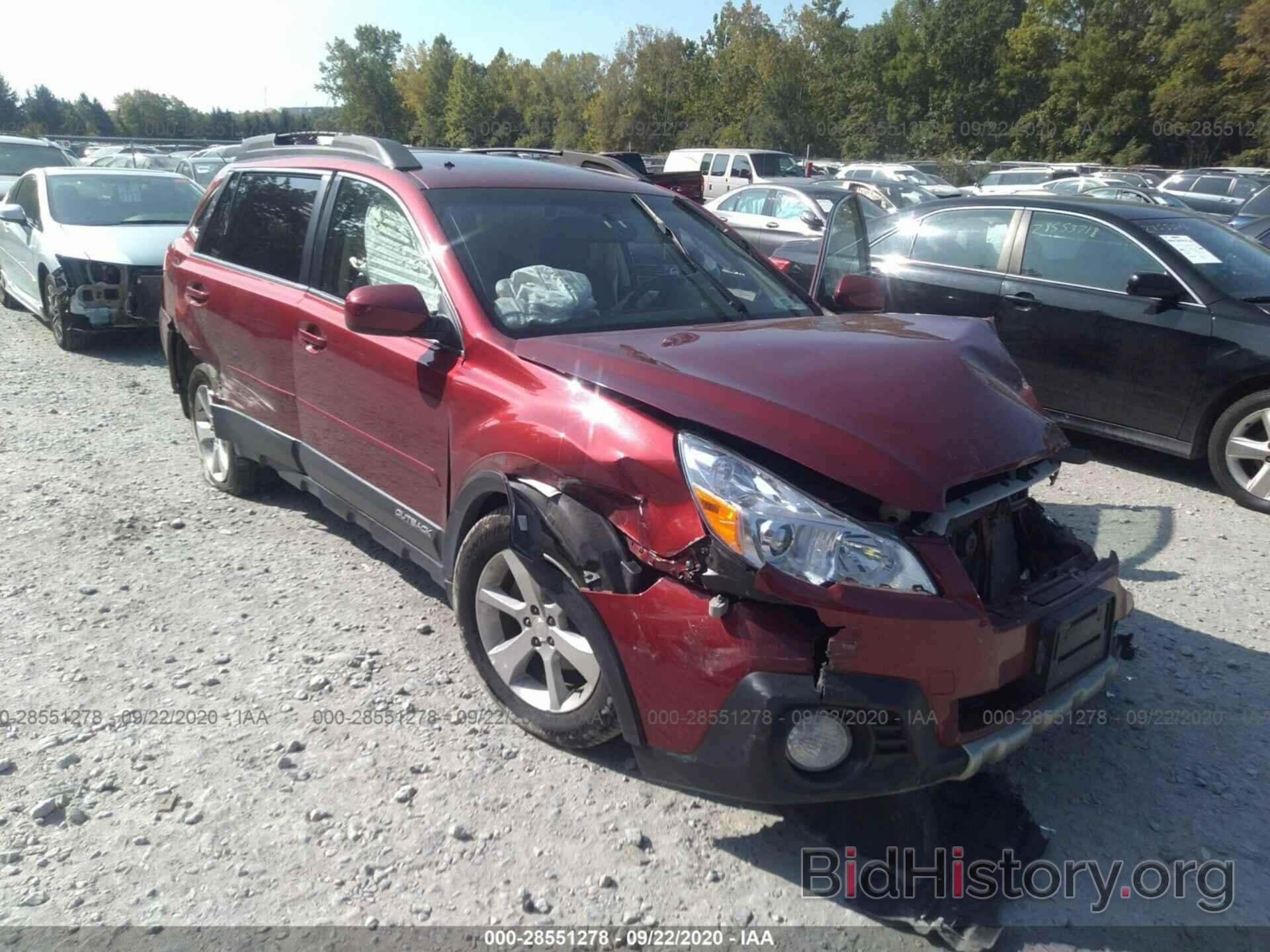 Фотография 4S4BRBNC1E3255724 - SUBARU OUTBACK 2014