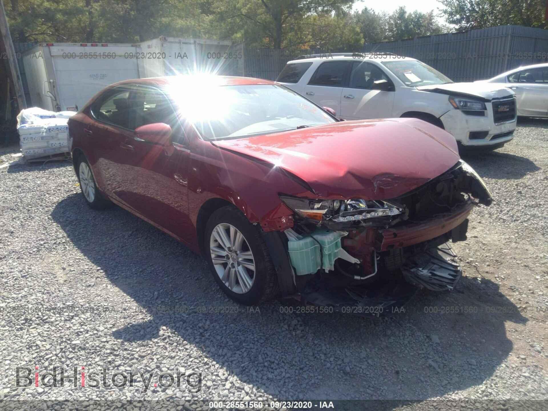 Фотография JTHBK1GG7D2058868 - LEXUS ES 350 2013