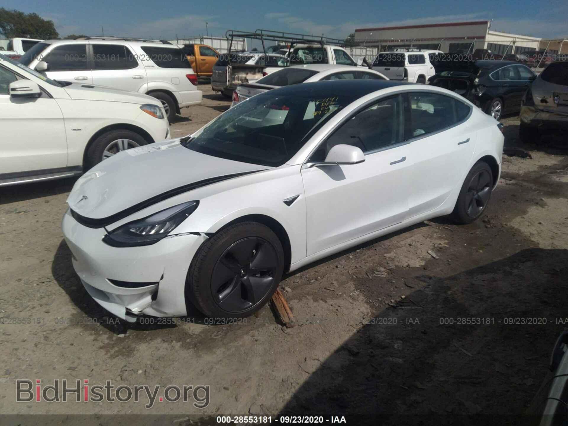 2020 TESLA MODEL 3 - VIN: 5YJ3E1EA2LF590441 - Фото 2