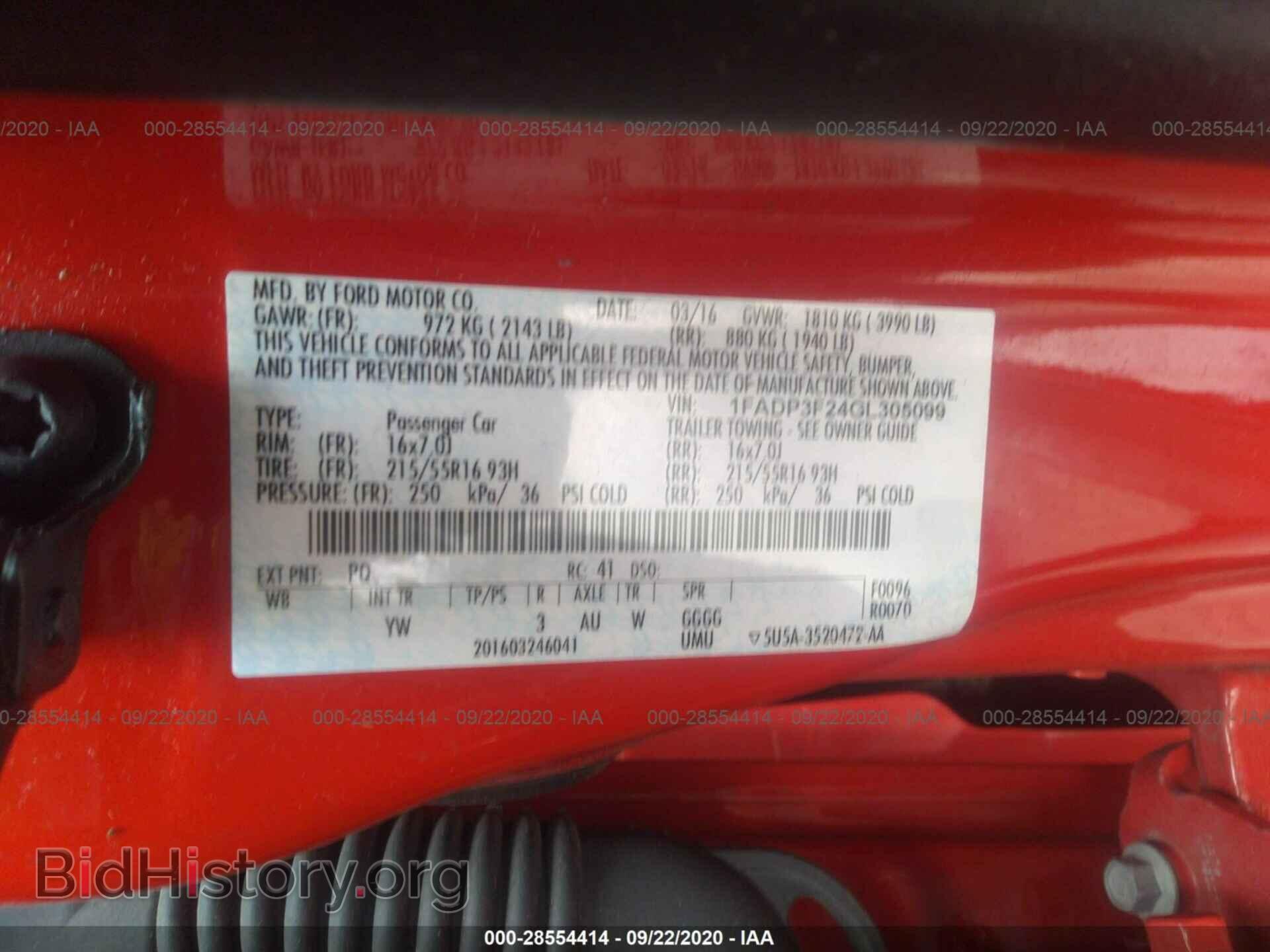 2016 FORD FOCUS - VIN: 1FADP3F24GL305099 - Photo 9