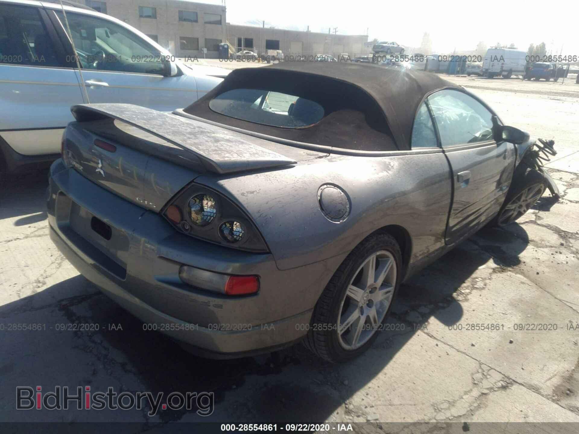2003 MITSUBISHI ECLIPSE - VIN: 4A3AE75H63E010761 - Фото 4