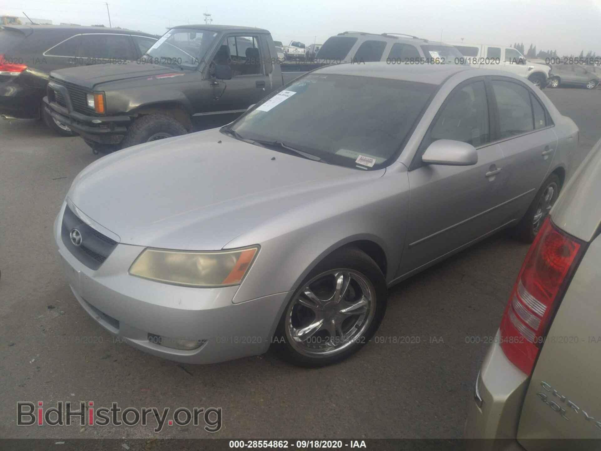 2007 HYUNDAI SONATA - VIN: 5NPEU46F67H182846 - Фото 2