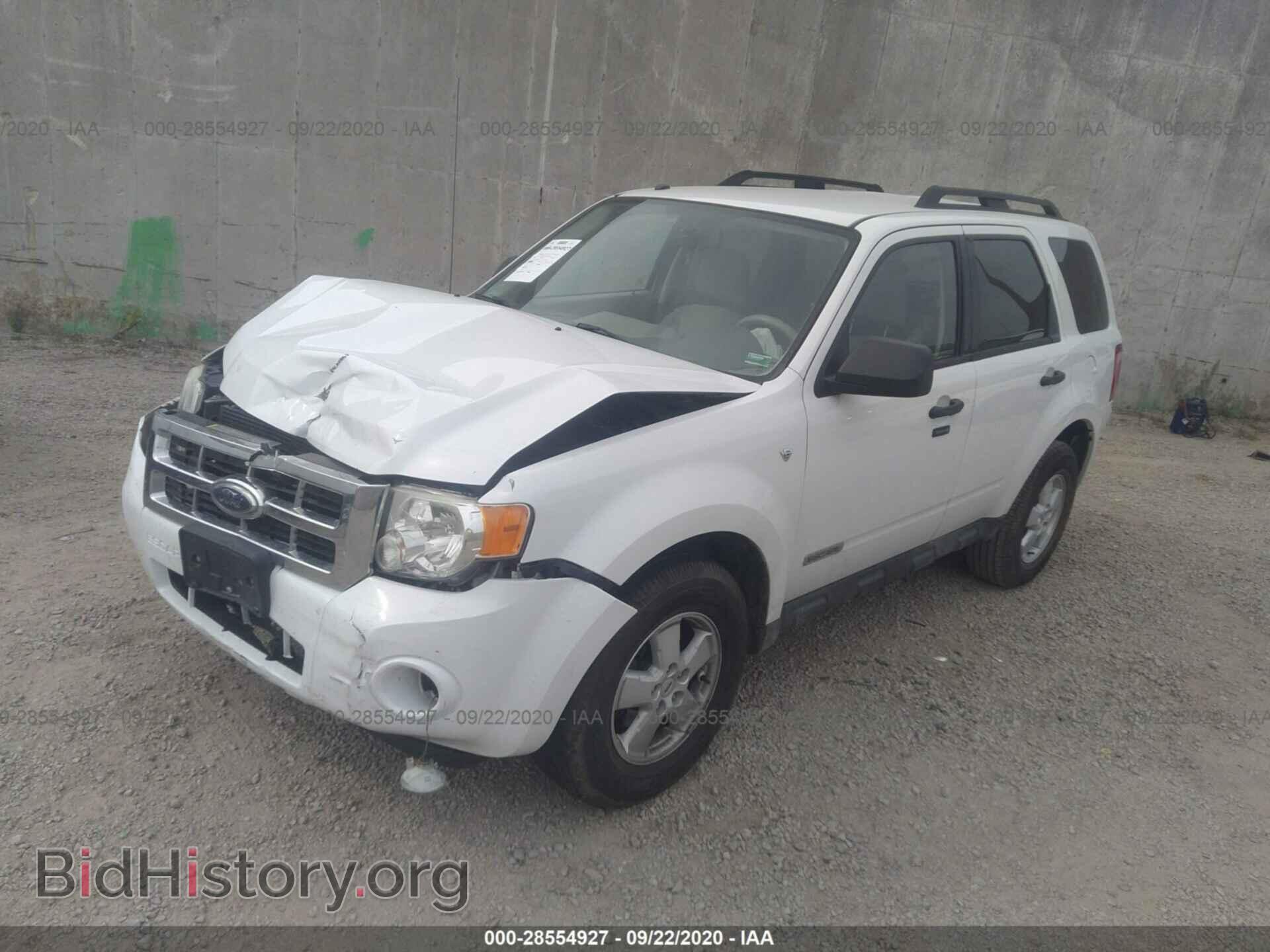 2008 FORD ESCAPE - VIN: 1FMCU03188KC00643 - Фото 2