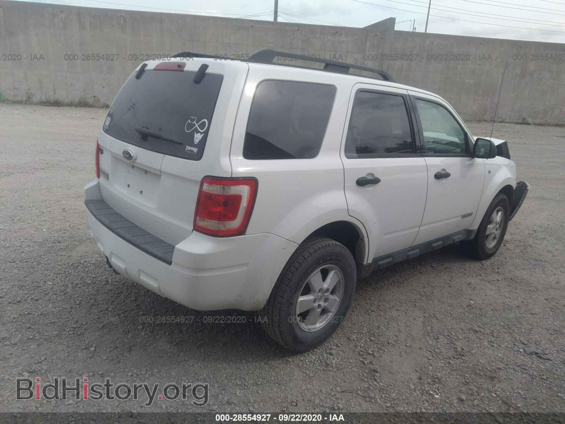 2008 FORD ESCAPE - VIN: 1FMCU03188KC00643 - Фото 4