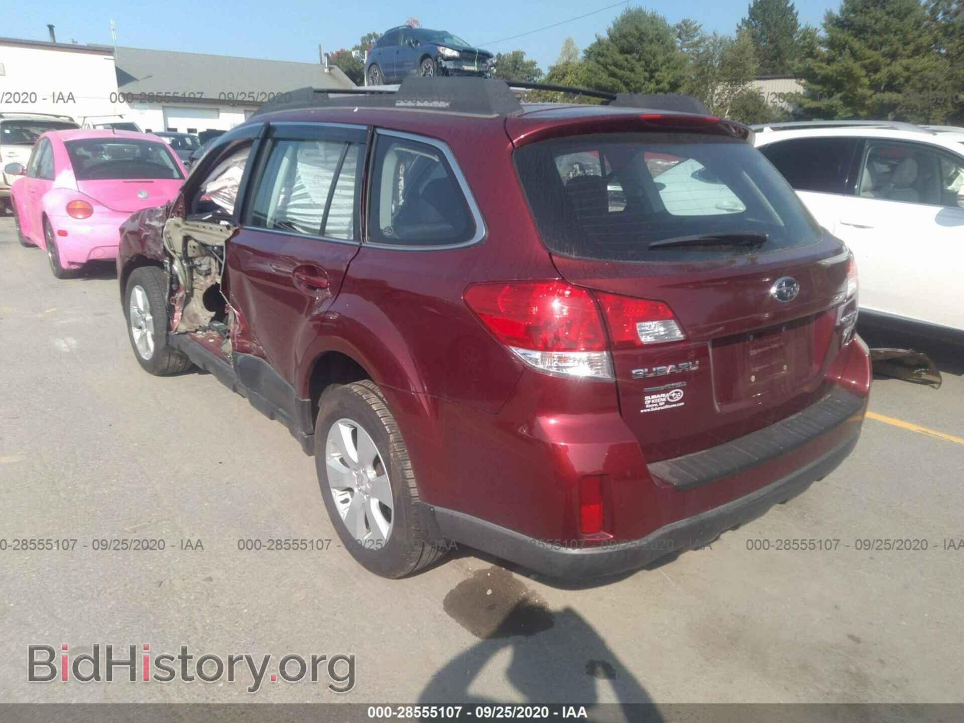 2012 SUBARU OUTBACK - VIN: 4S4BRBAC8C3221928 - Фото 3