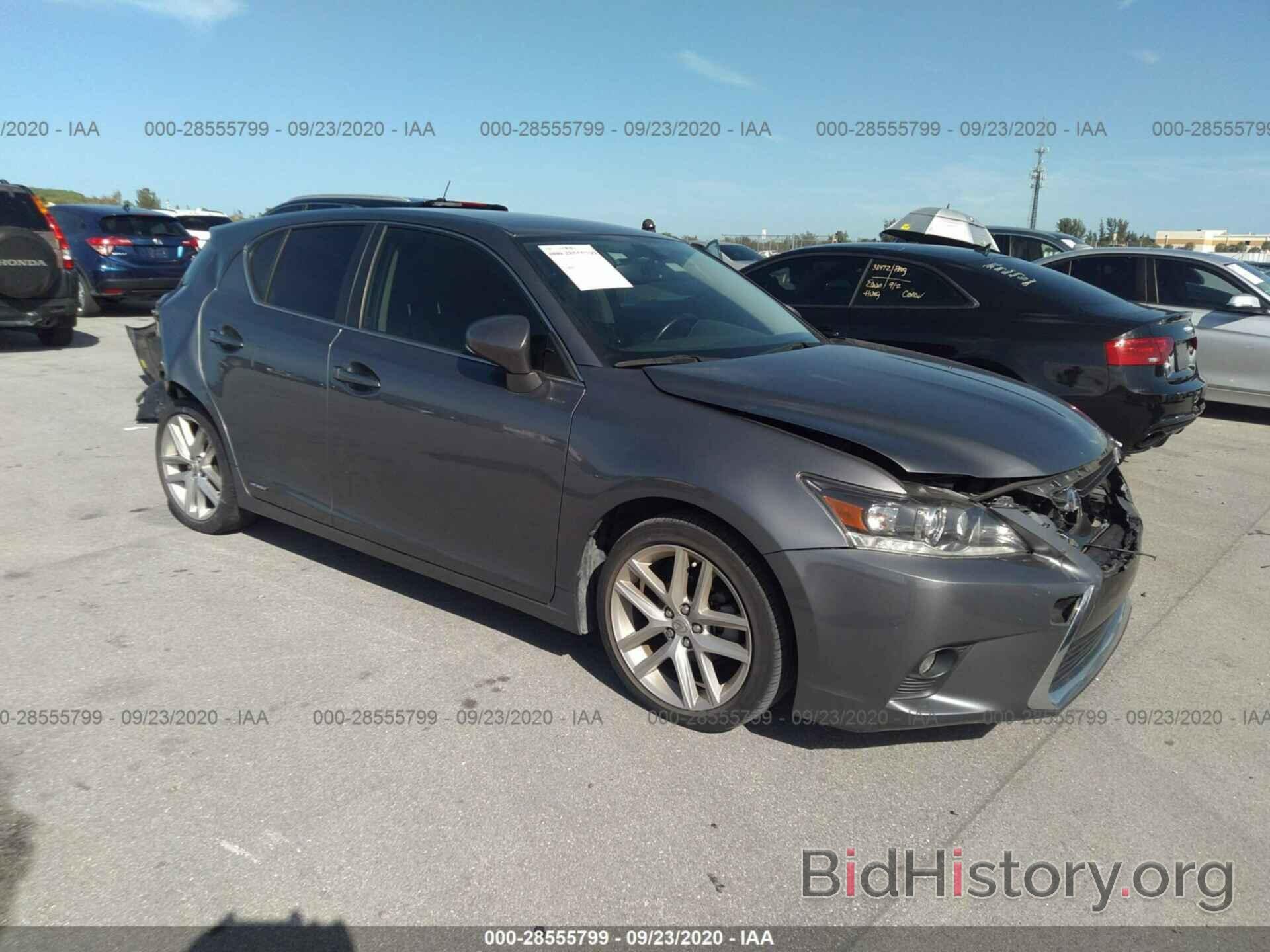 Photo JTHKD5BH4G2276045 - LEXUS CT 200H 2016