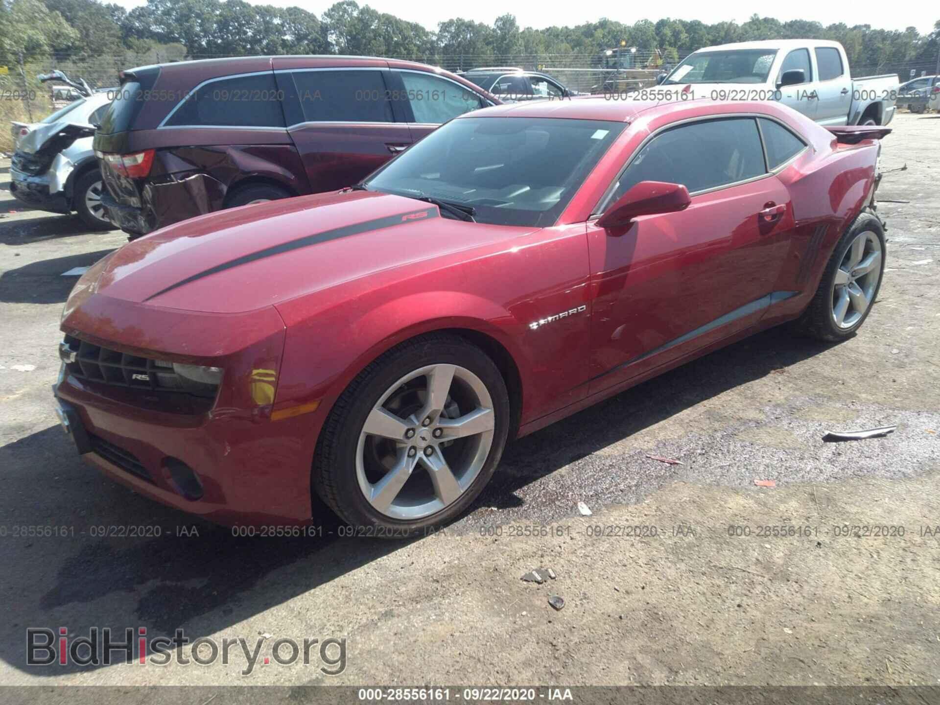 2012 CHEVROLET CAMARO - VIN: 2G1FC1E3XC9209596 - Фото 2